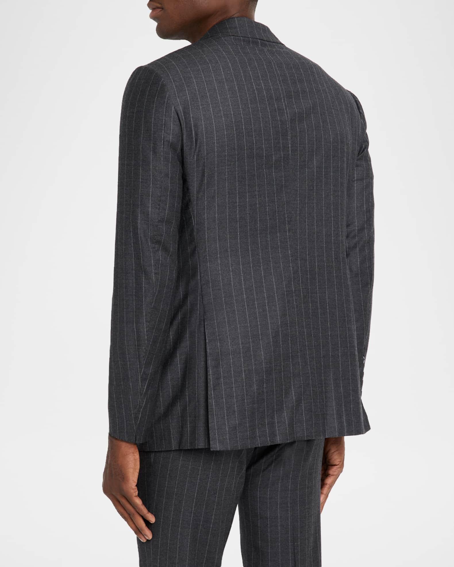 Men's Wool Pinstripe Two-Piece Suit Product Image