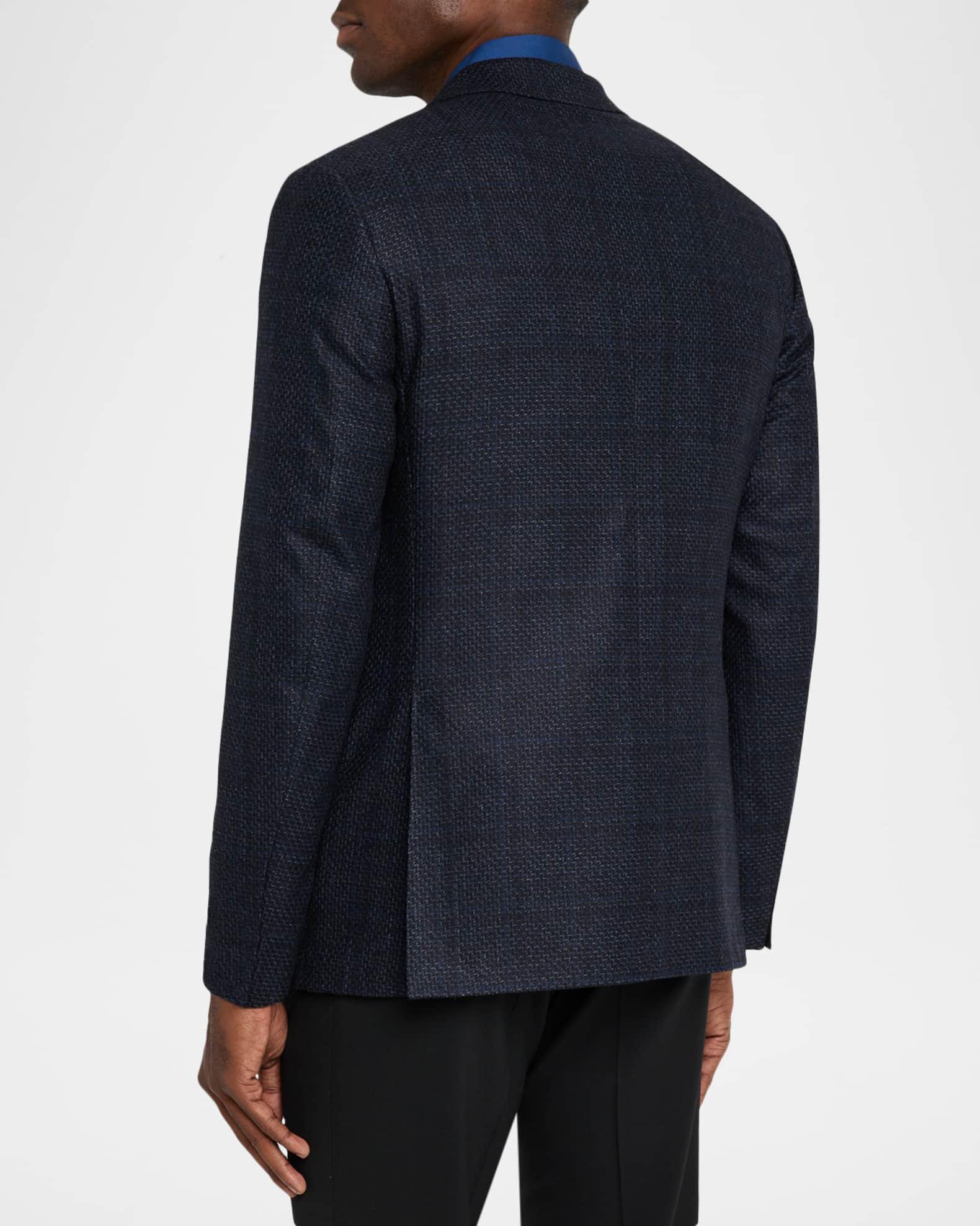 Men's Stepweave Wool Notch Lapel Sport Coat Product Image