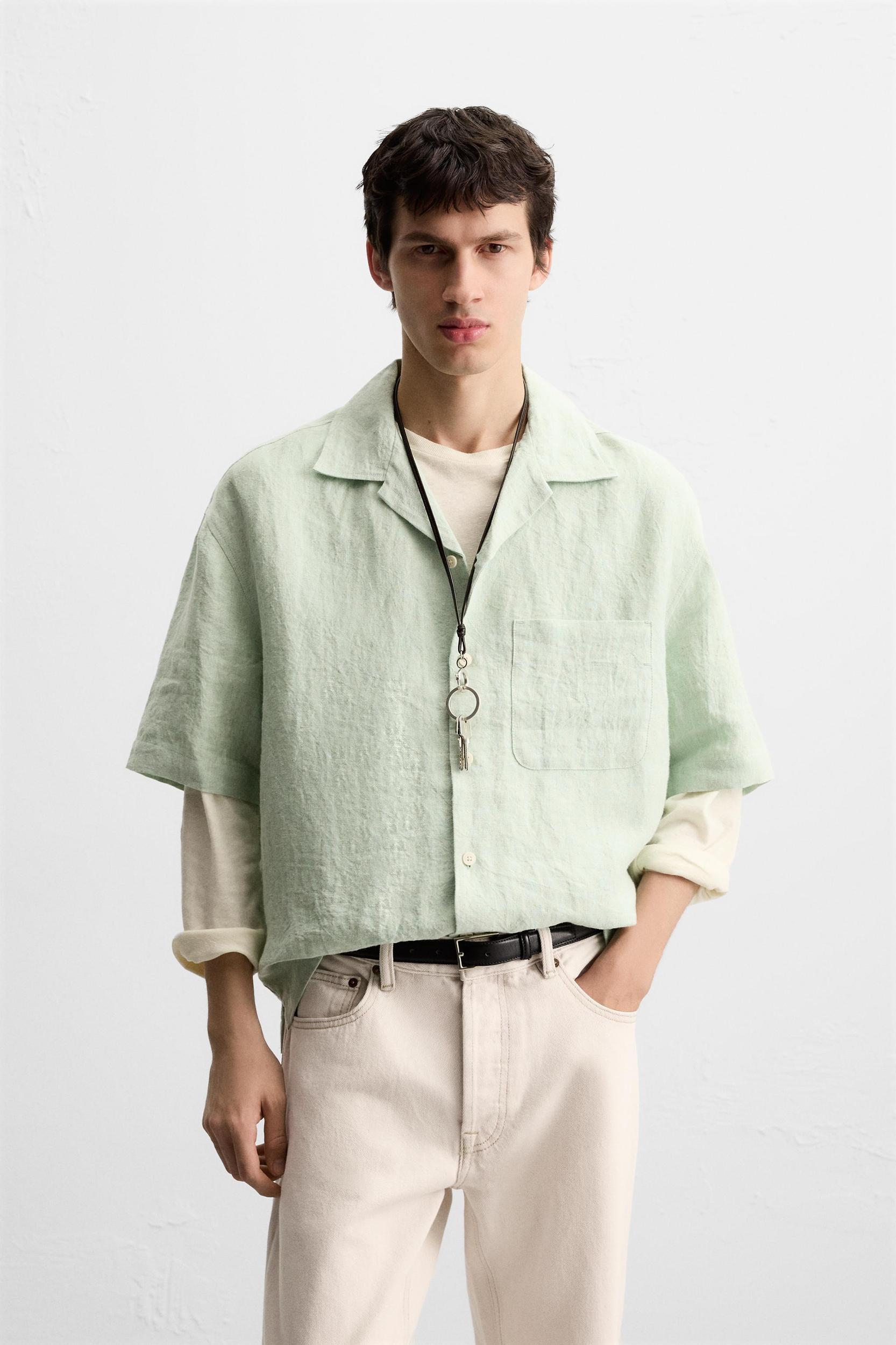 100% LINEN SHIRT Product Image