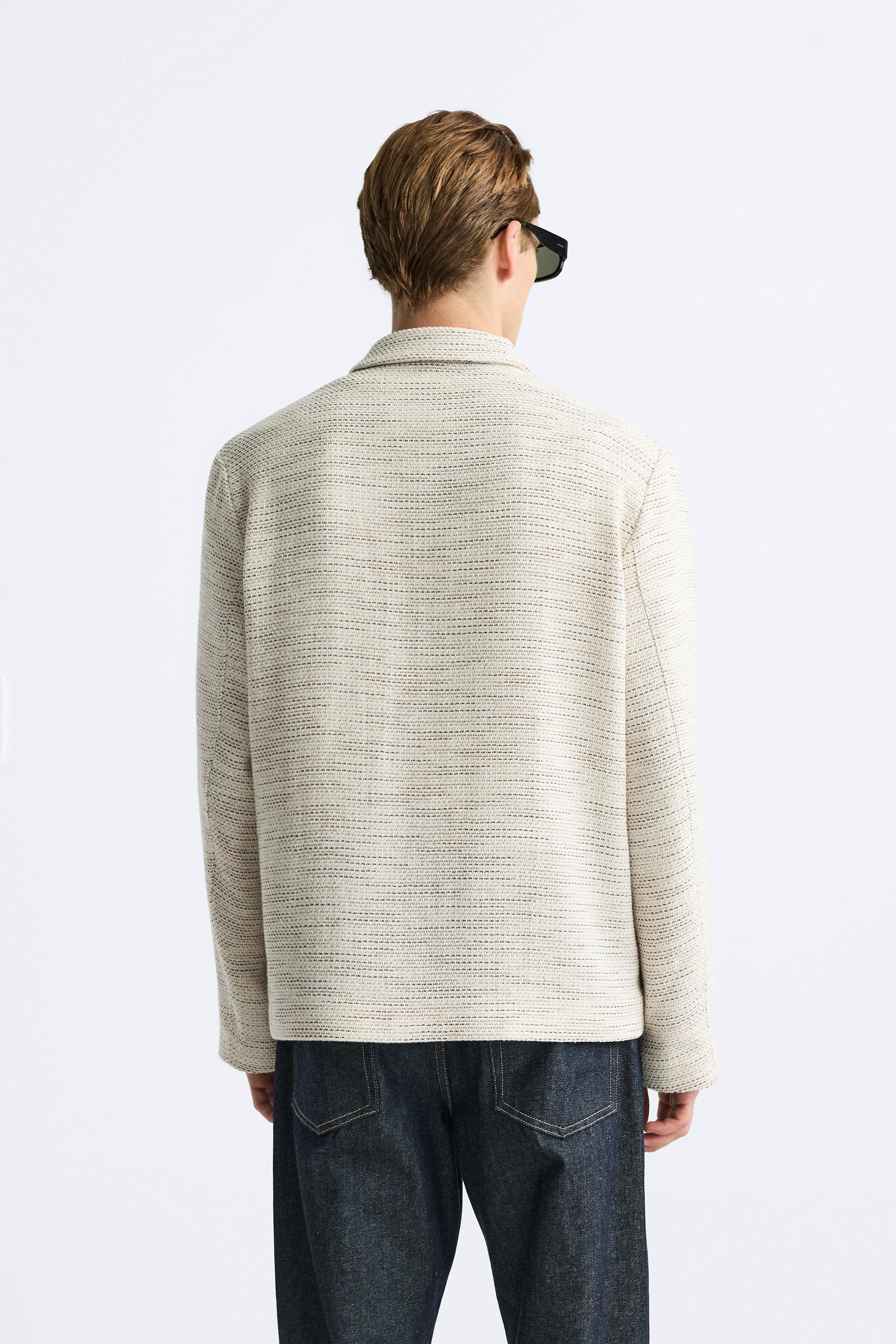 TEXTURED POCKET OVERSHIRT Product Image