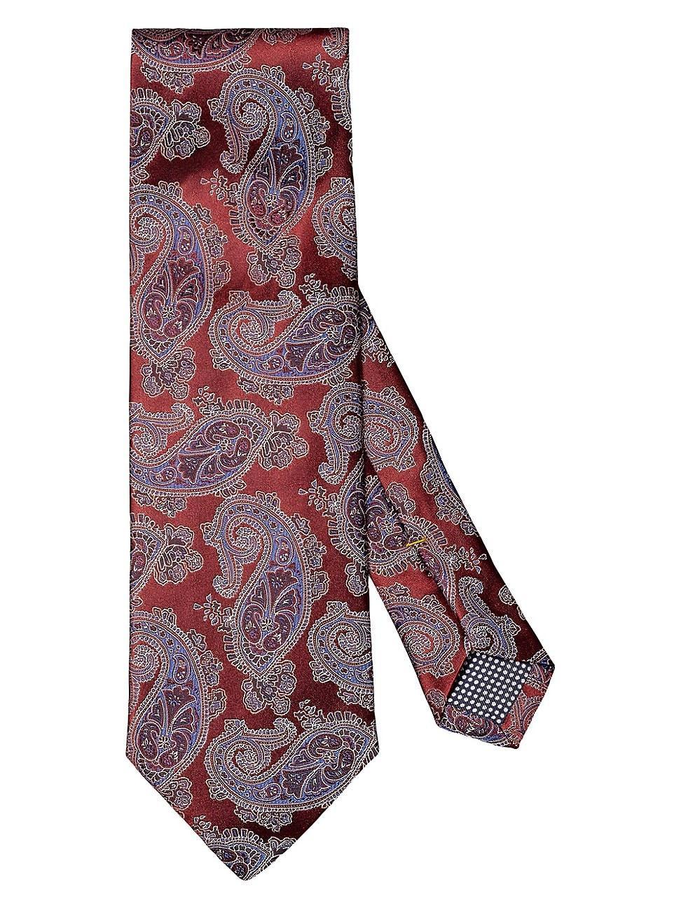 Mens Paisley Silk Tie Product Image