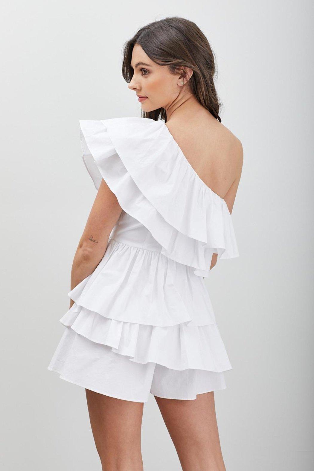 One Shoulder Romper Product Image
