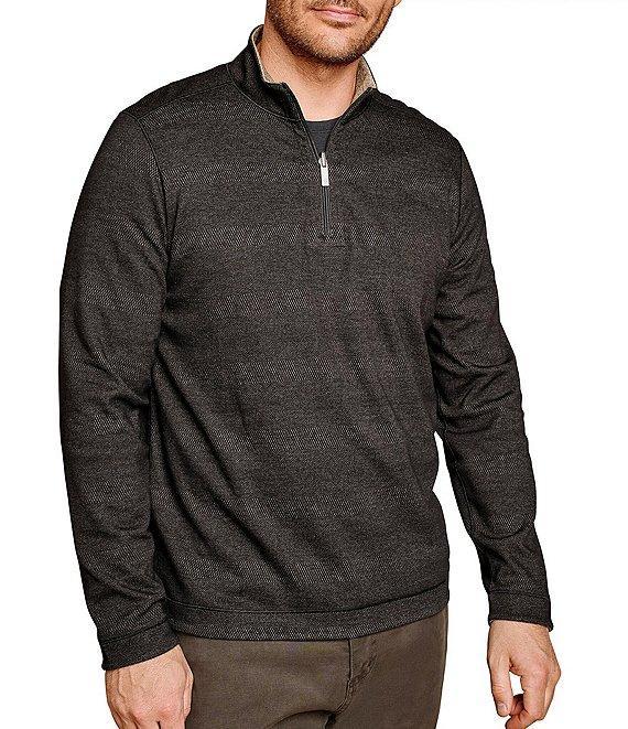 Johnston & Murphy XC4 Performance Stretch Reversible Quarter-Zip Pullover Product Image