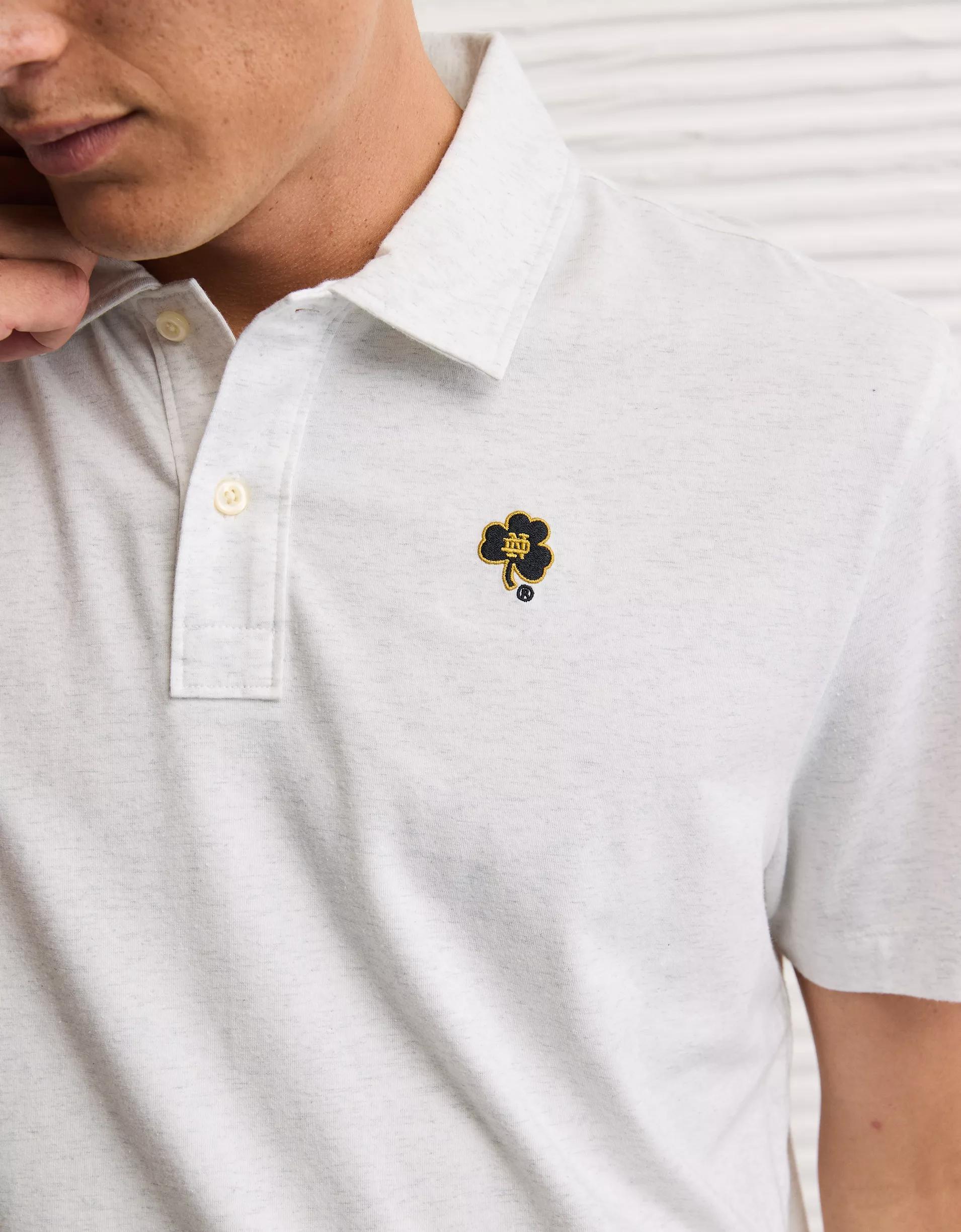 AE 24/7 Notre Dame Fighting Irish Graphic Club Polo Shirt Product Image