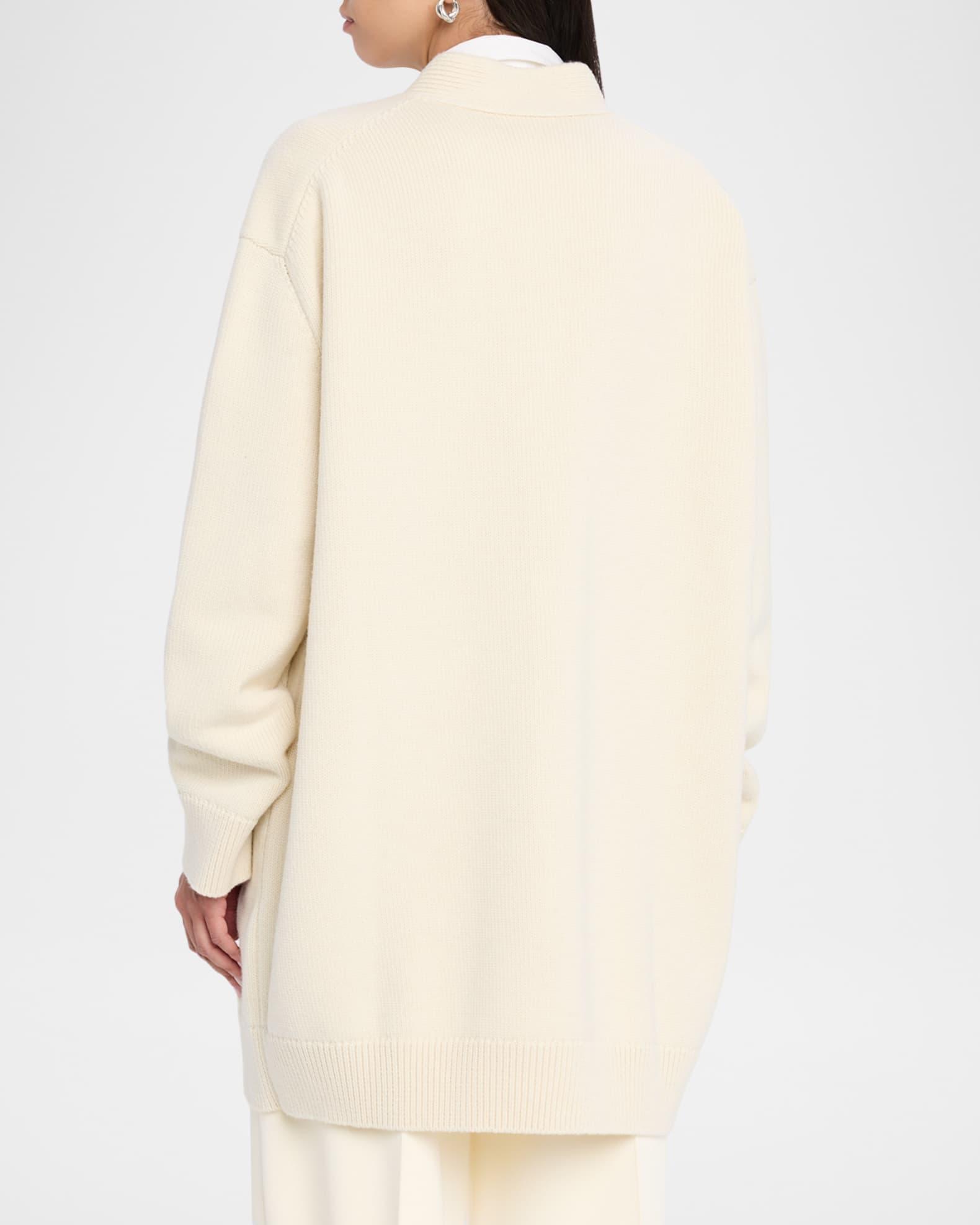 Oversized V-Neck Cardigan Product Image