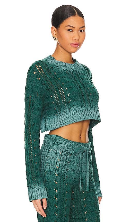 Lovers and Friends Jelissa Ombre Sweater in Green Ombre Product Image