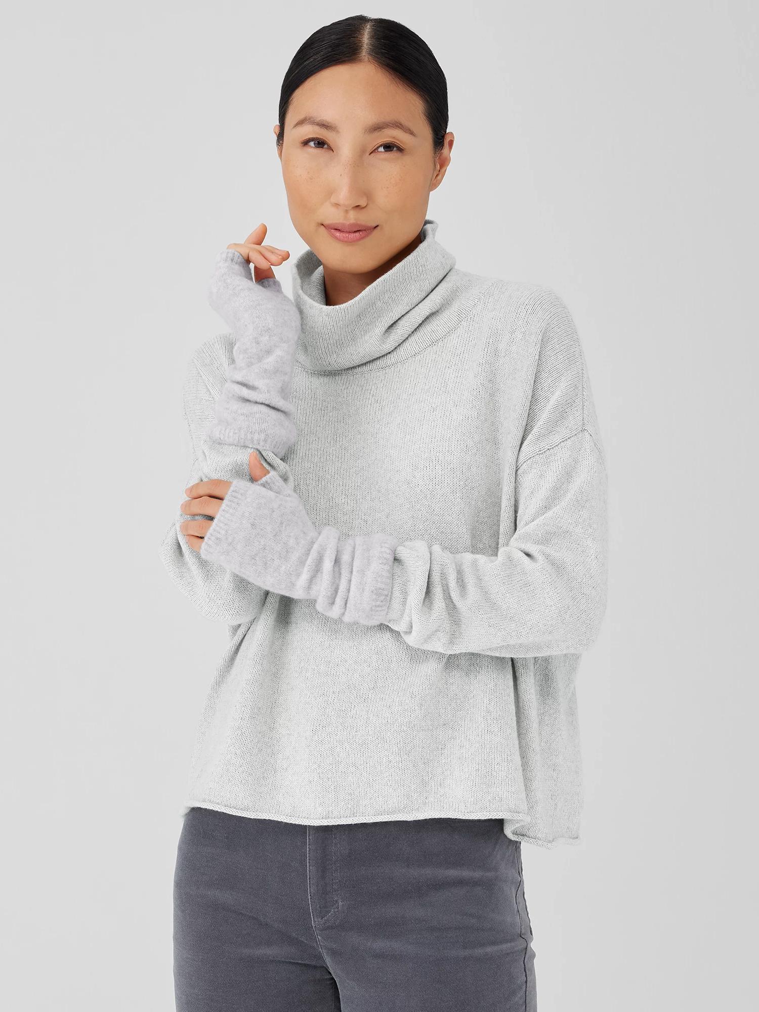 EILEEN FISHER Cashmere Silk Bliss Glovelettesfemale Product Image