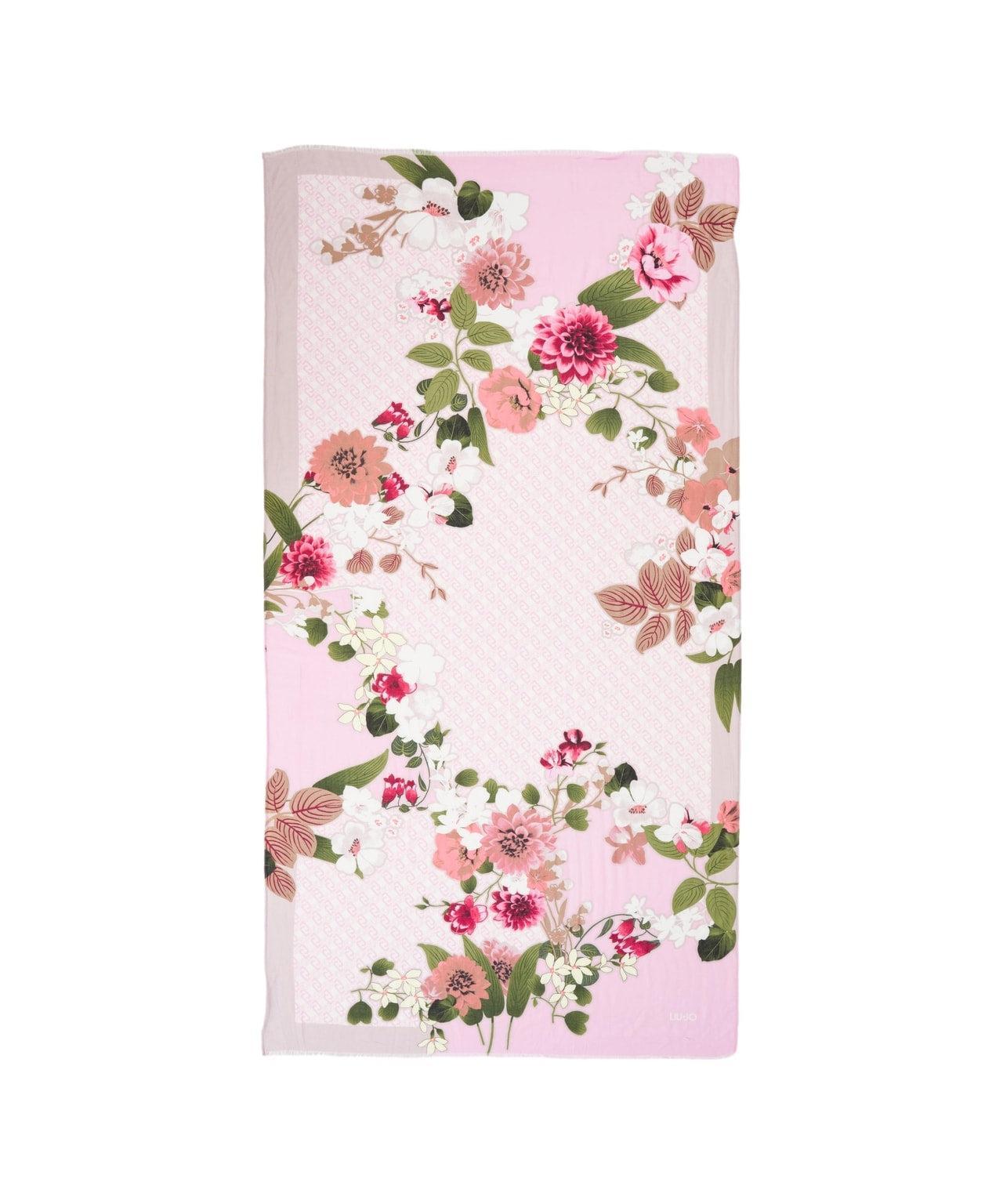 Shawl with floral print Product Image