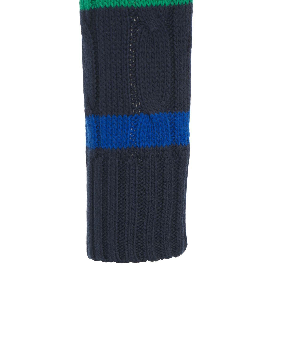 Striped cable knit sweater Product Image