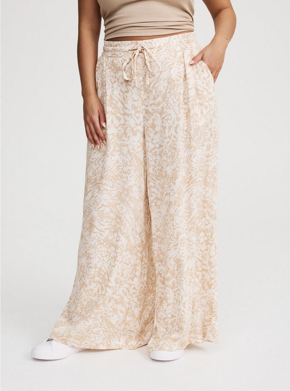 Pull-On Wide Leg Pant Product Image