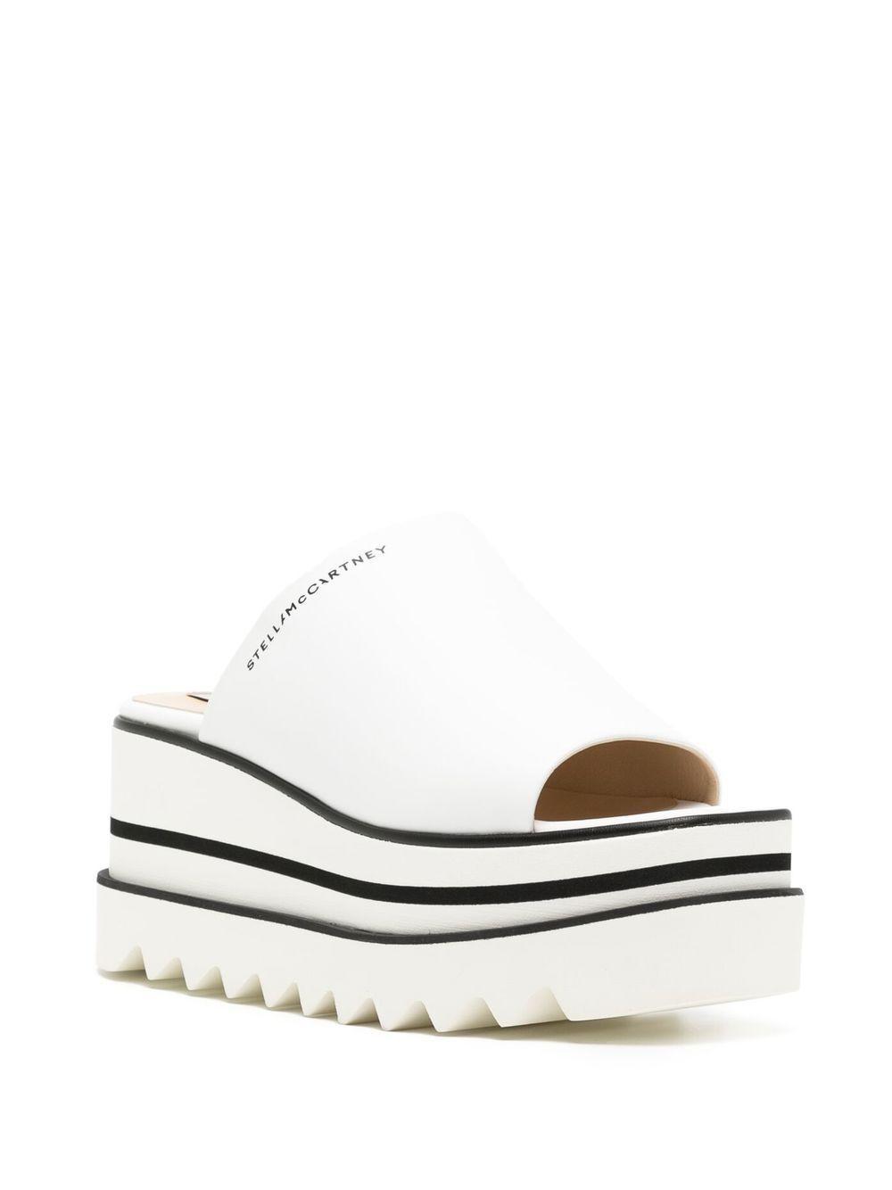 platform-sole slip-on sandals Product Image