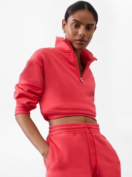 Power of She Forever Fleece 1/4 Zip Sweatshirt Product Image