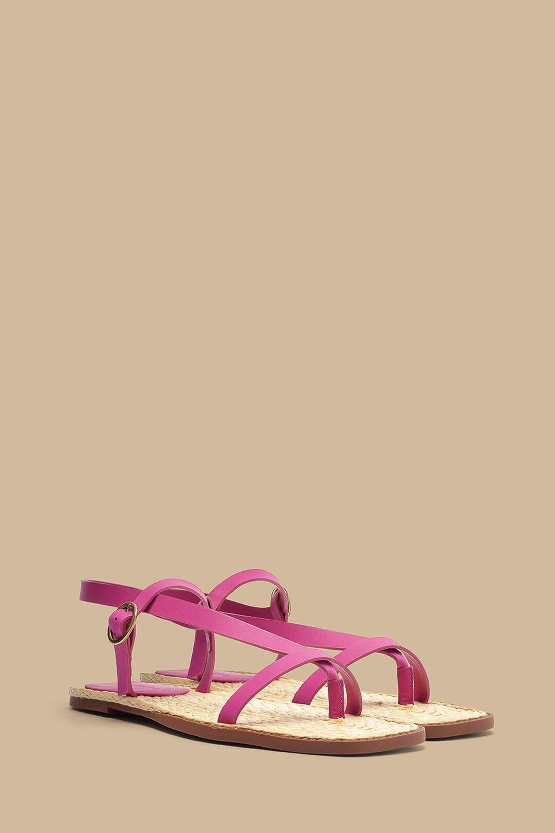 Pink Cross Strap Sandal Product Image