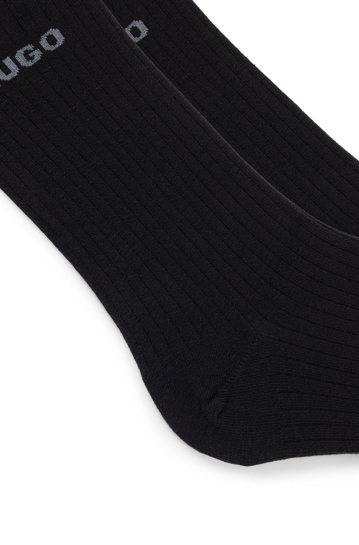 Two-pack of quarter-length socks with logo details Product Image