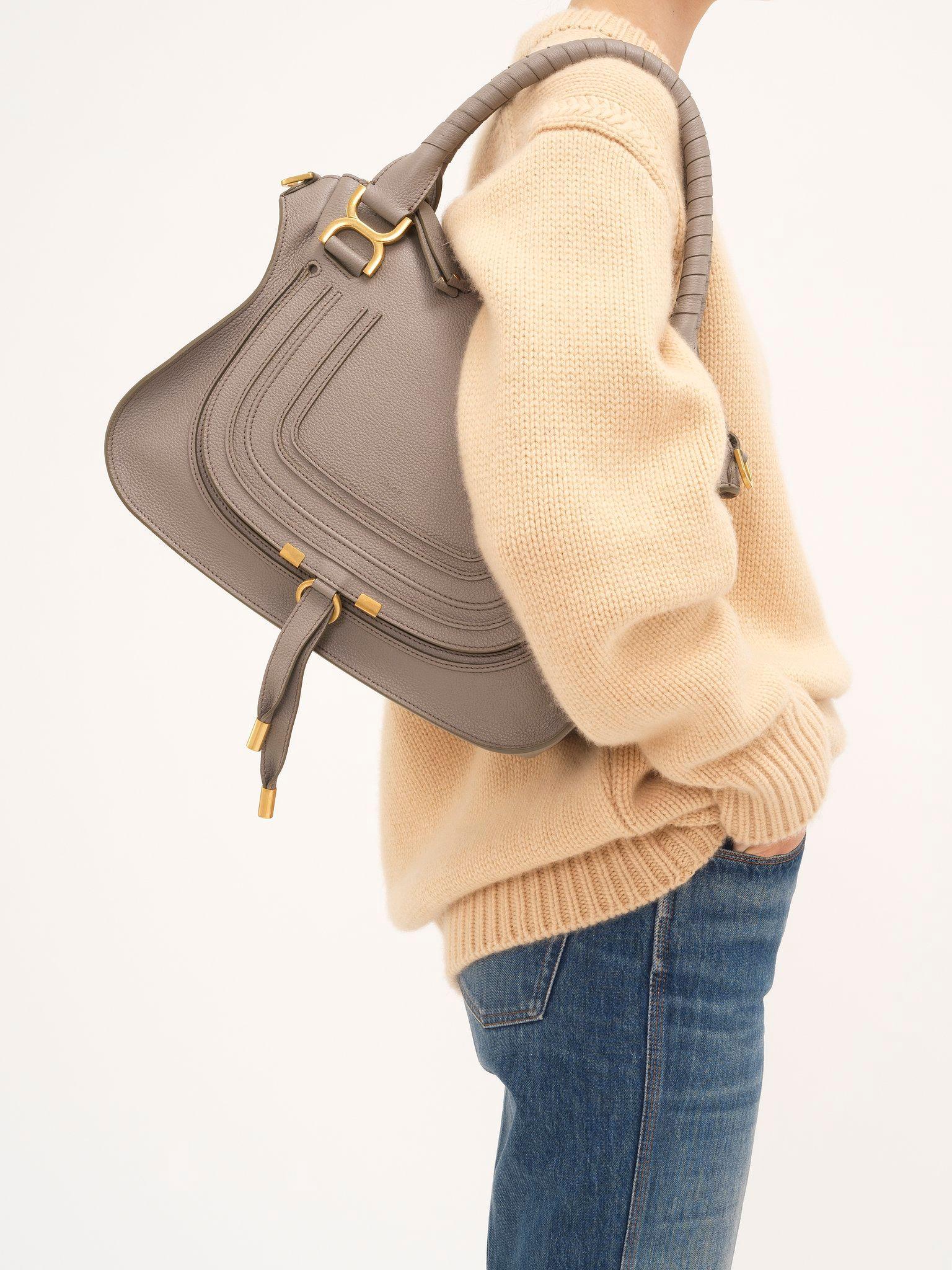 Marcie bag in grained leather Product Image