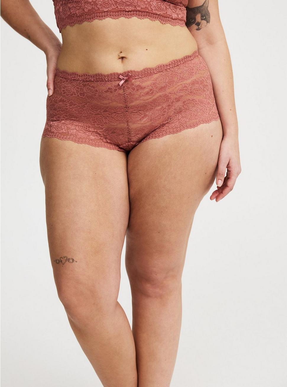 Mid-Rise Simply Lace Cheeky Panty Product Image