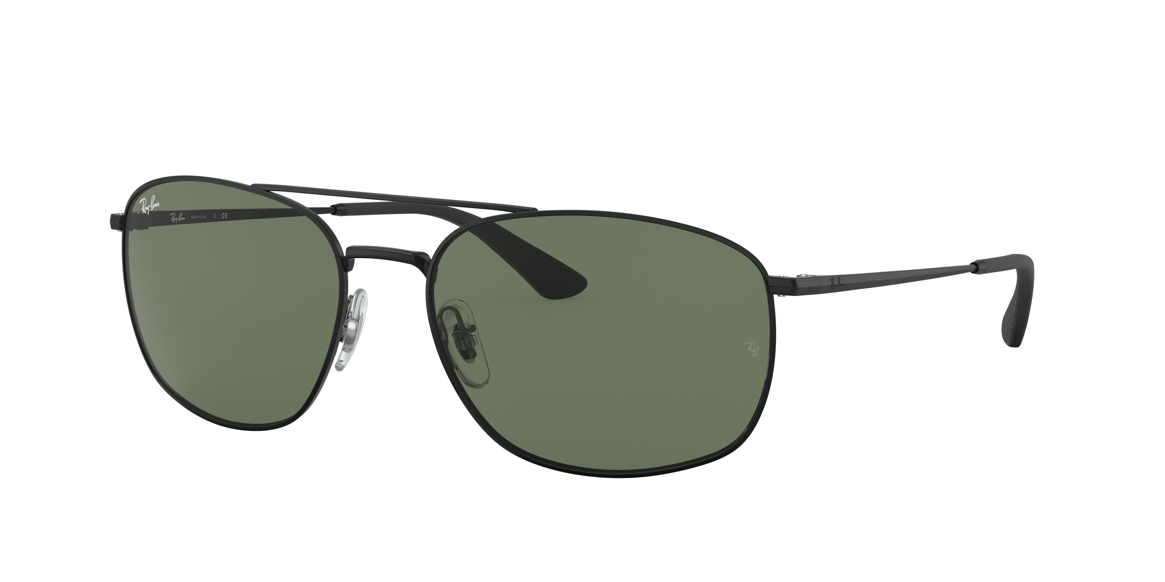 Ray-Ban Rb3654 Sunglasses Frame Green Lenses Product Image