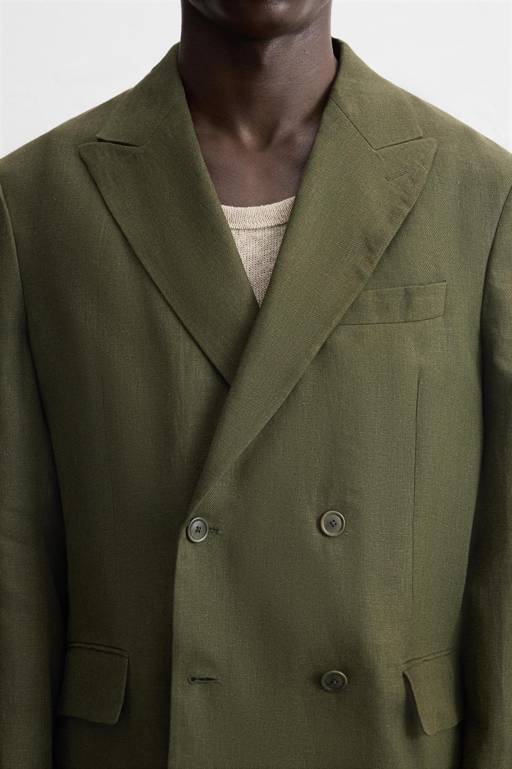 100% LINEN SUIT BLAZER Product Image