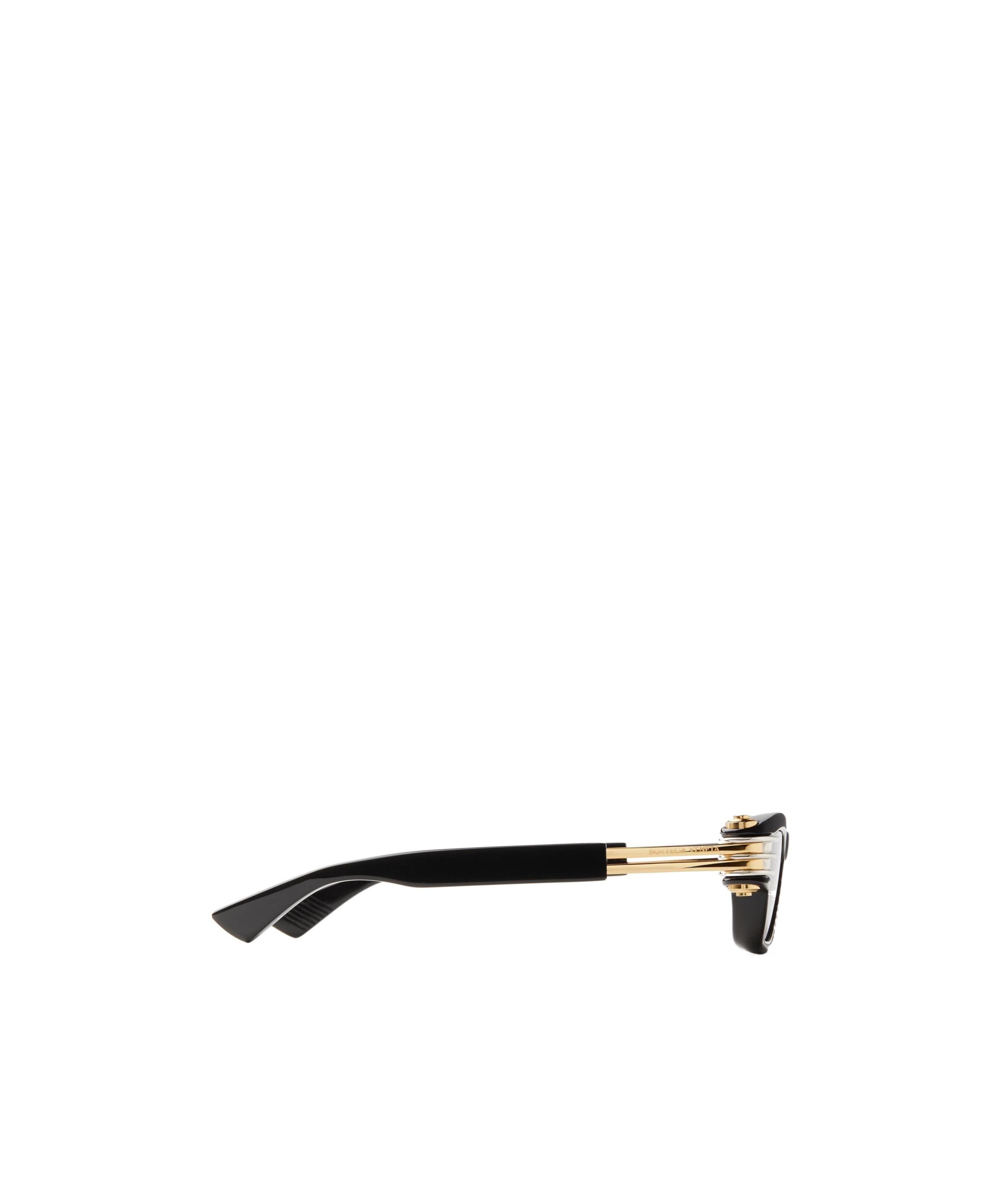 BOTTEGA VENETA Logo Sunglasses In Black Product Image