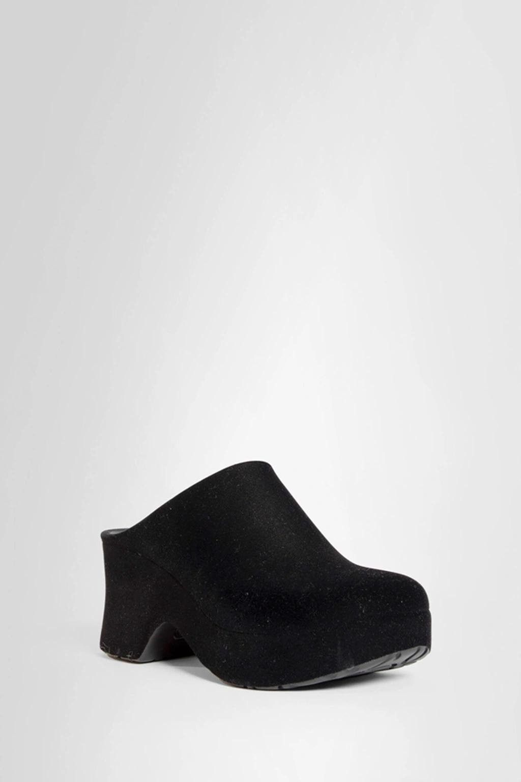 Terra Velvet Clogs In Black Product Image