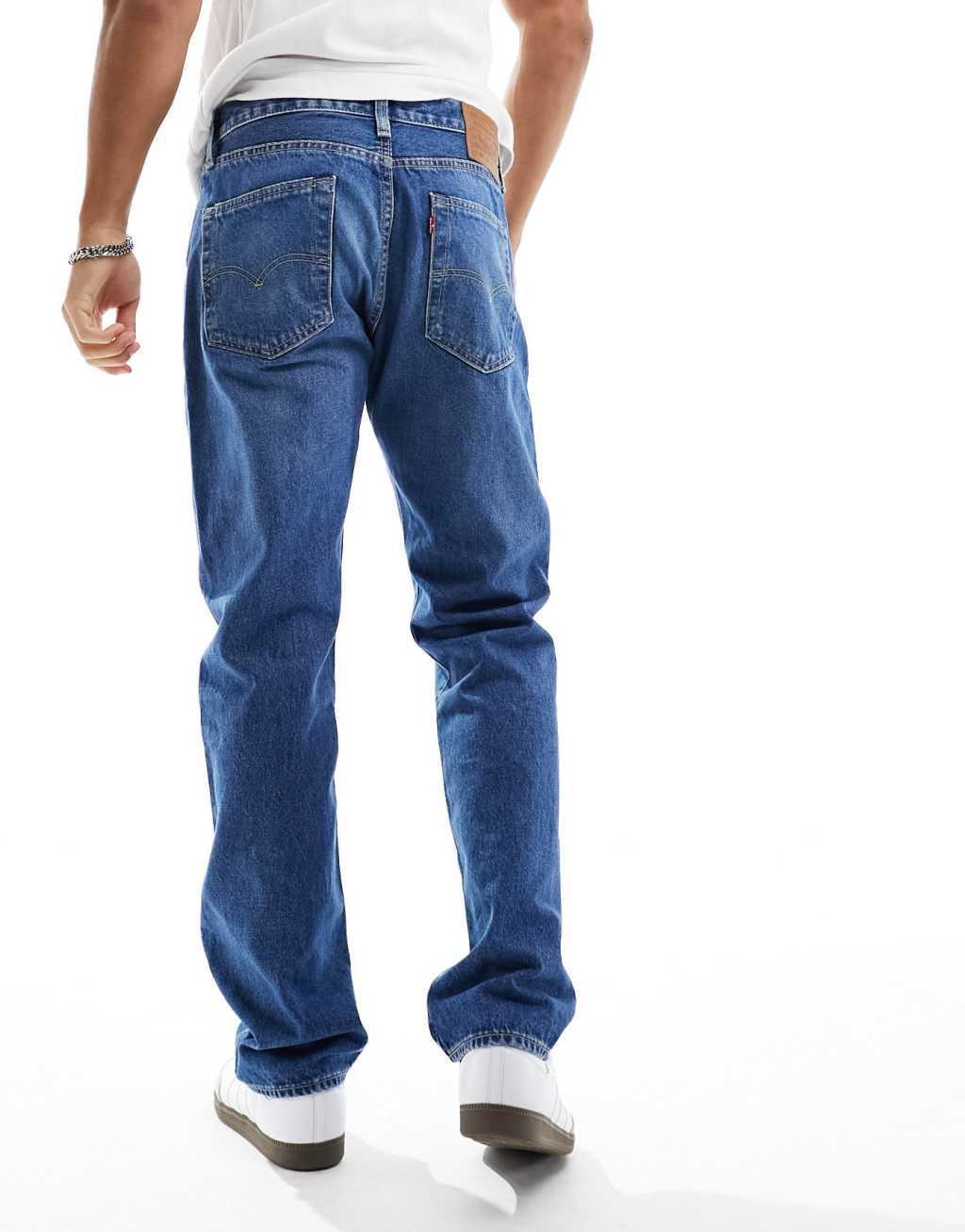 Levi's 501 '93 straight fit jeans in mid blue Product Image