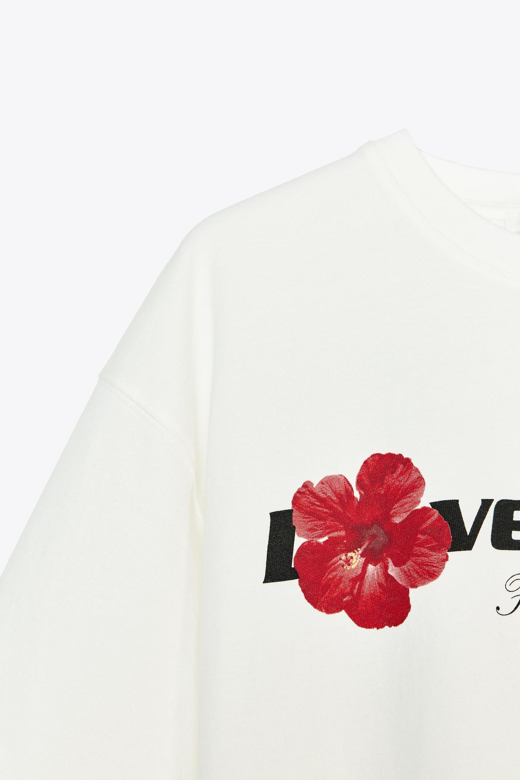 TEXT PRINT T-SHIRT Product Image