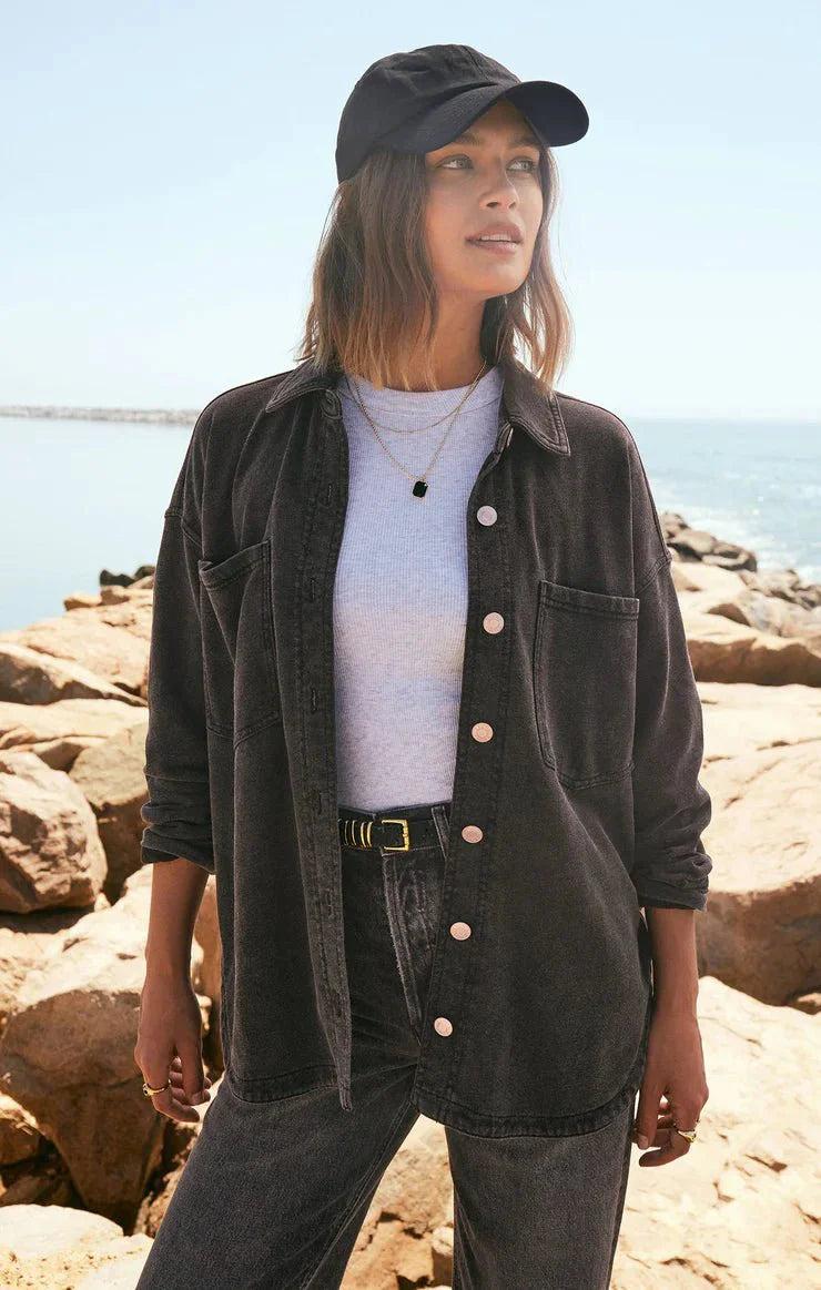 ALL DAY KNIT DENIM JACKET Product Image