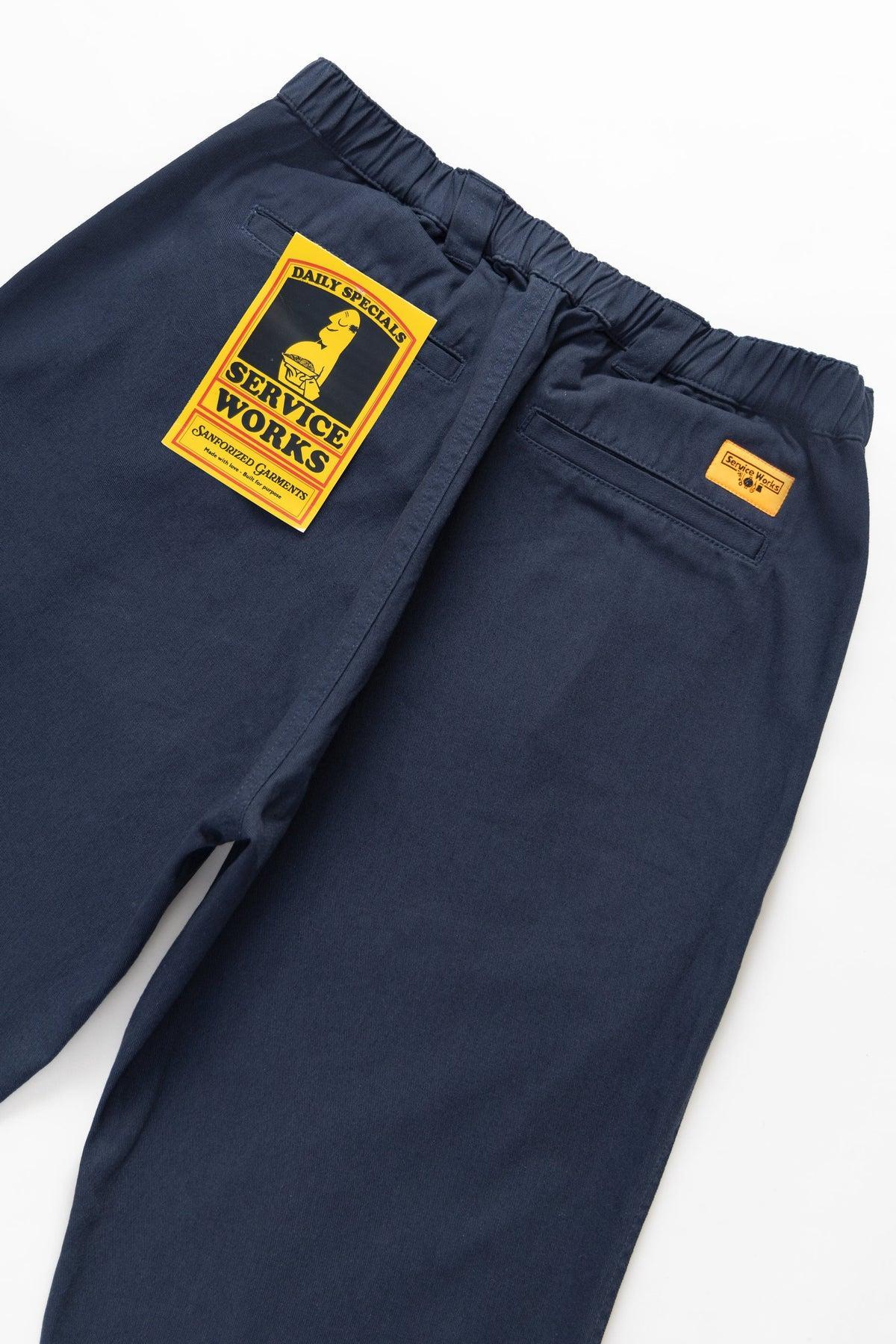 Service Works - Drill Waiters Pant - Navy Product Image