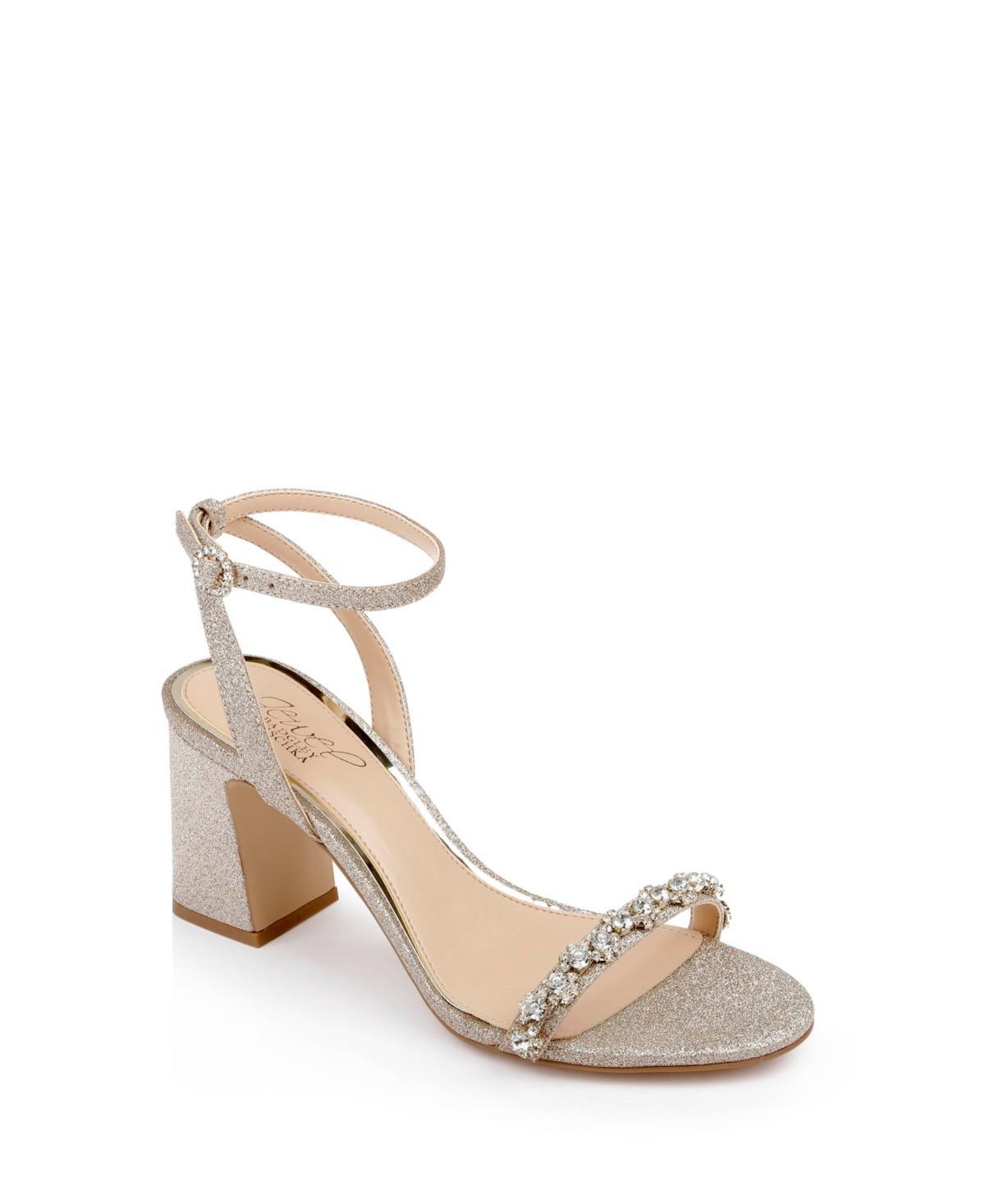 Jewel Badgley Mischka Alyna (Champagne) Women's Shoes Product Image