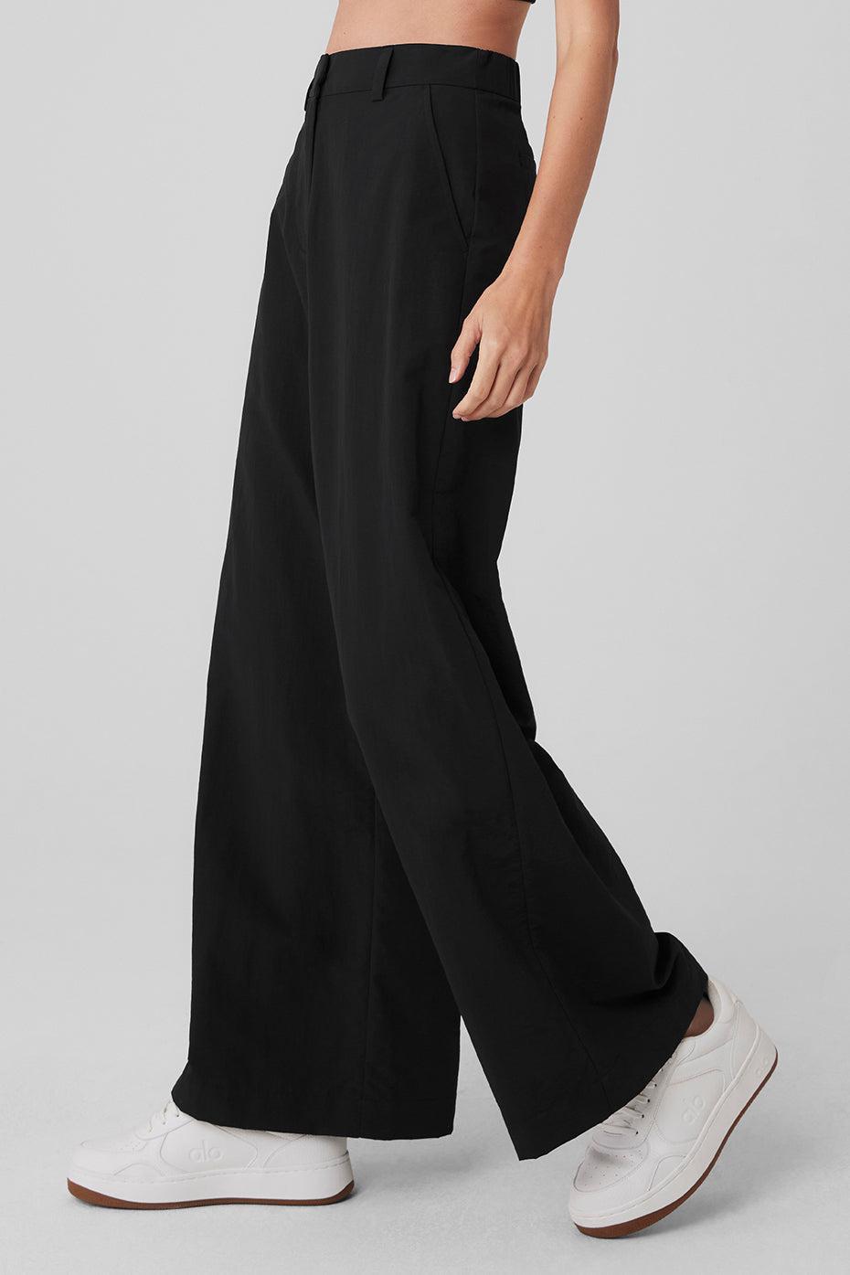 High-Waist Street Smart Trouser - Black Product Image