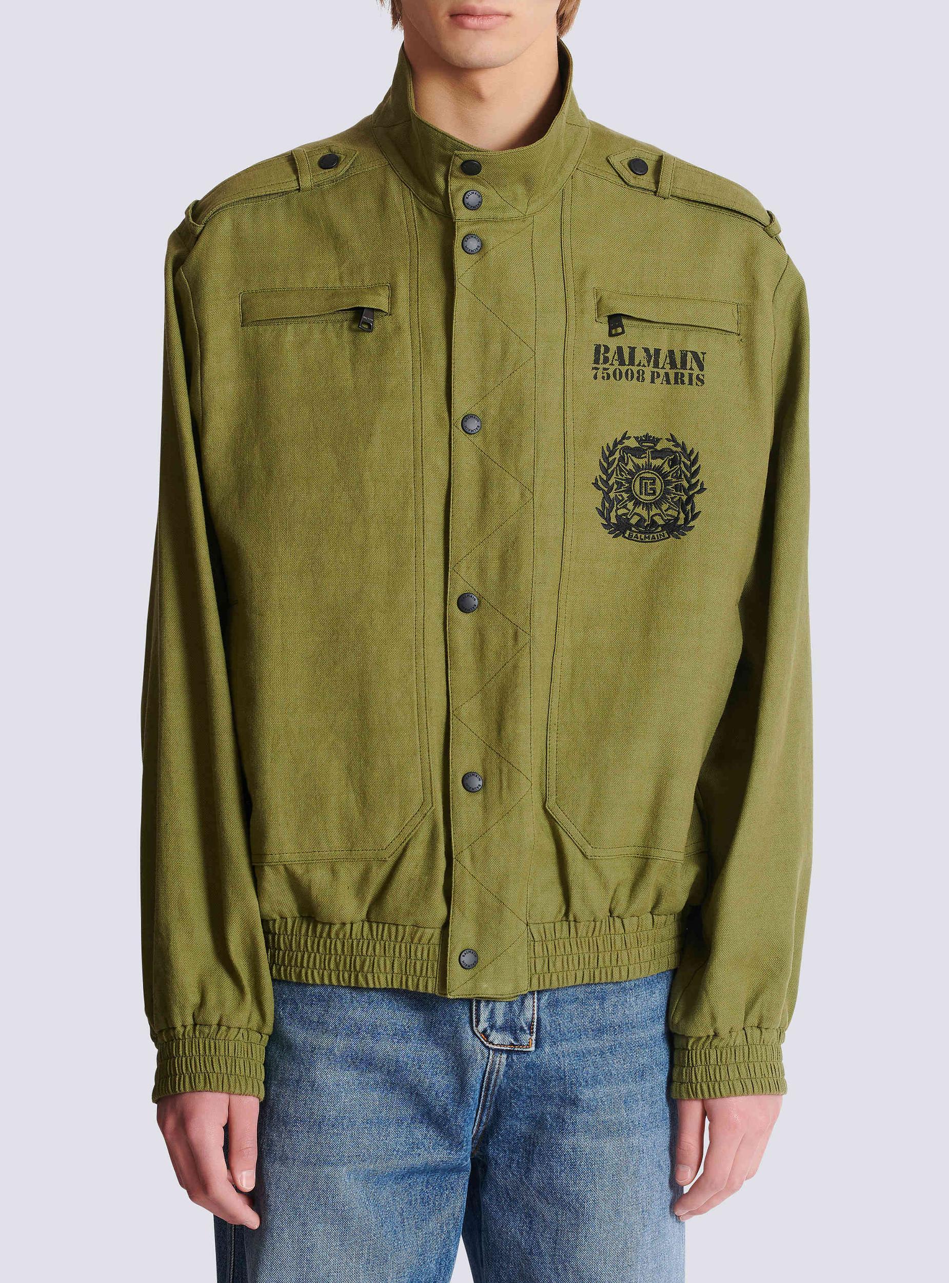 Cotton aviator-style jacket  Product Image