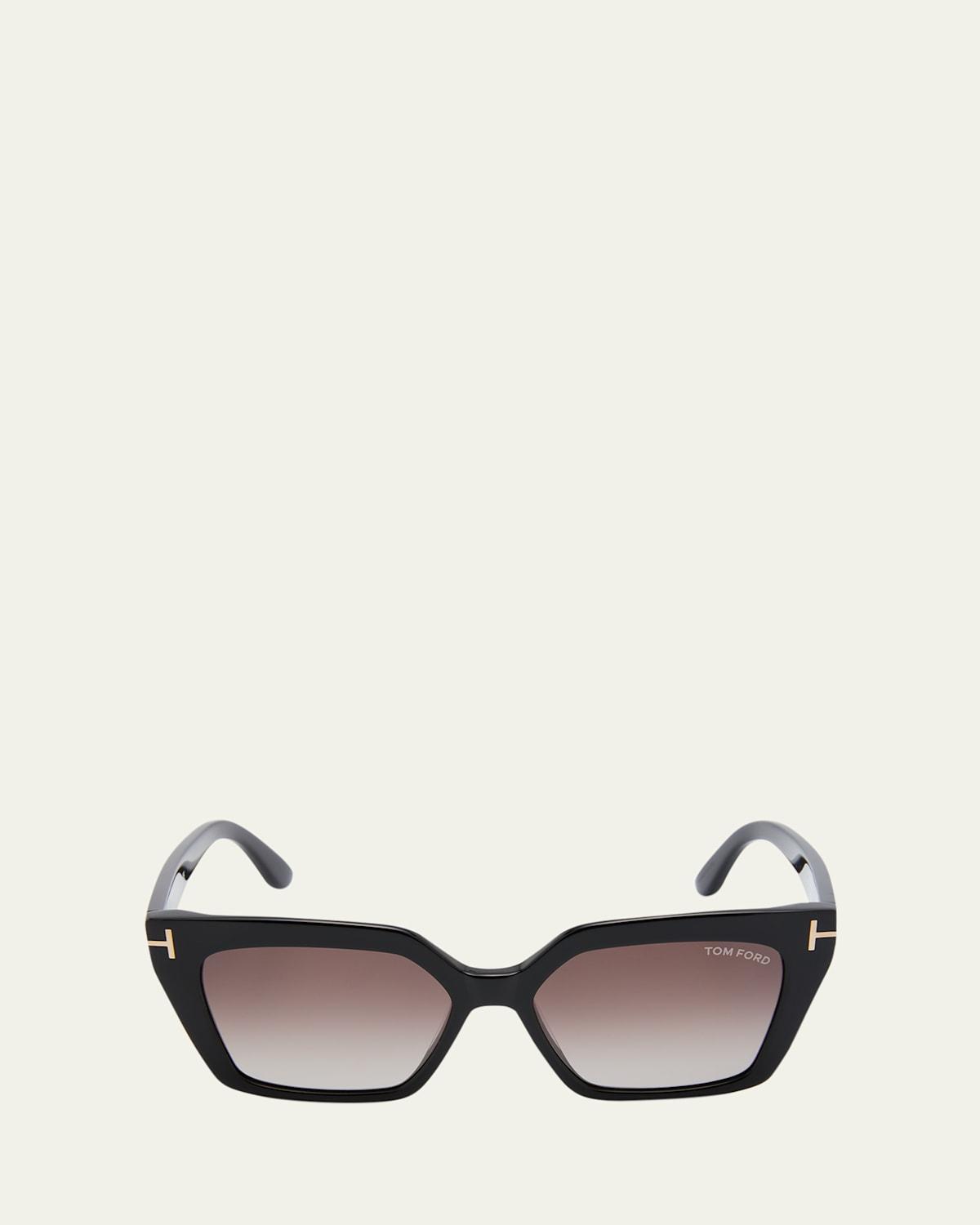 Winona Acetate T-Logo Cat-Eye Sunglasses Product Image