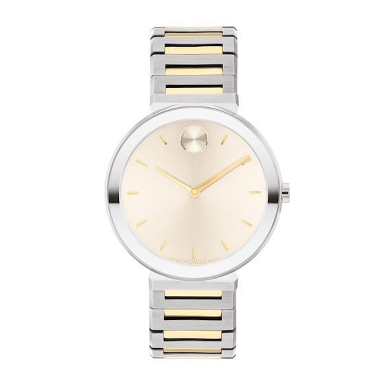 Movado Bold Womens Quartz Analog Gold Stainless Steel Bracelet Watch Product Image