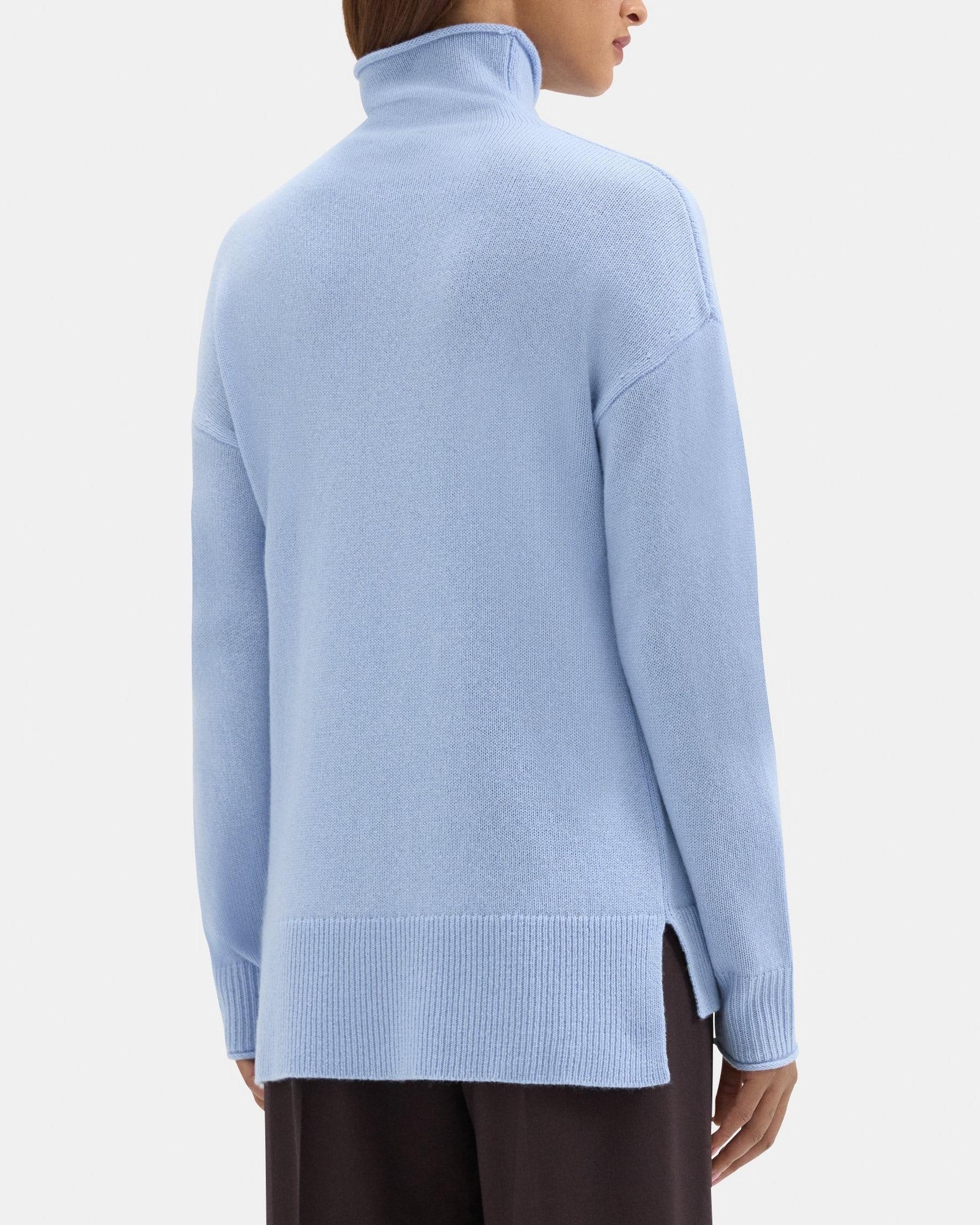 Slouchy Turtleneck Sweater in Cashmere Product Image