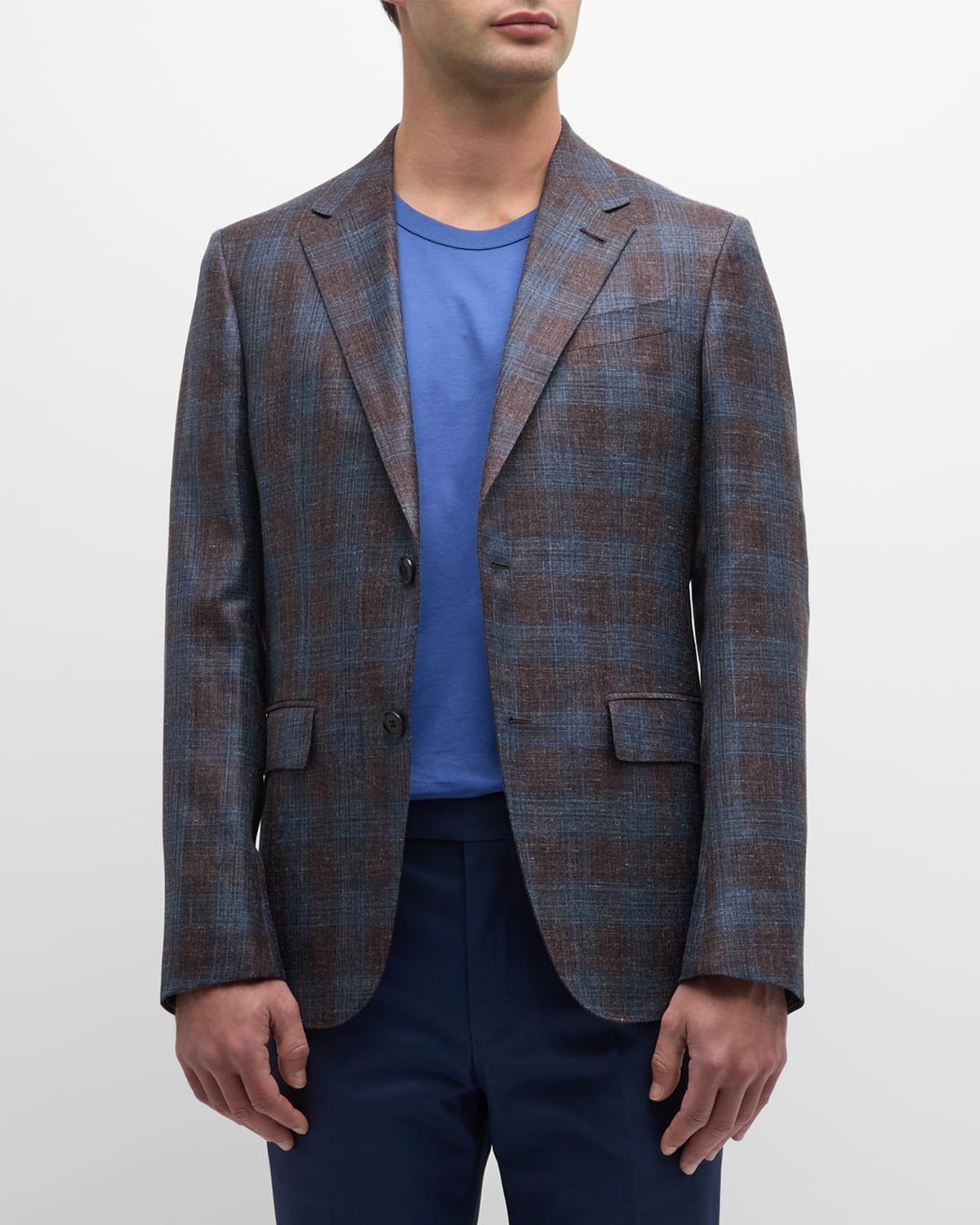 Mens Two-Tone Check Sport Coat Product Image