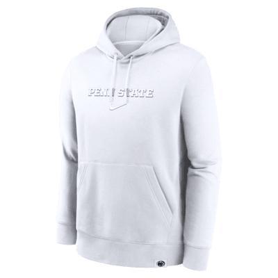 Penn State Nittany Lions Statement Wordmark Lockup Heavyweight Nike Men's College Pullover Hoodie Product Image