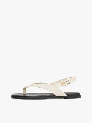 Flat Leather Slingback Sandal Product Image