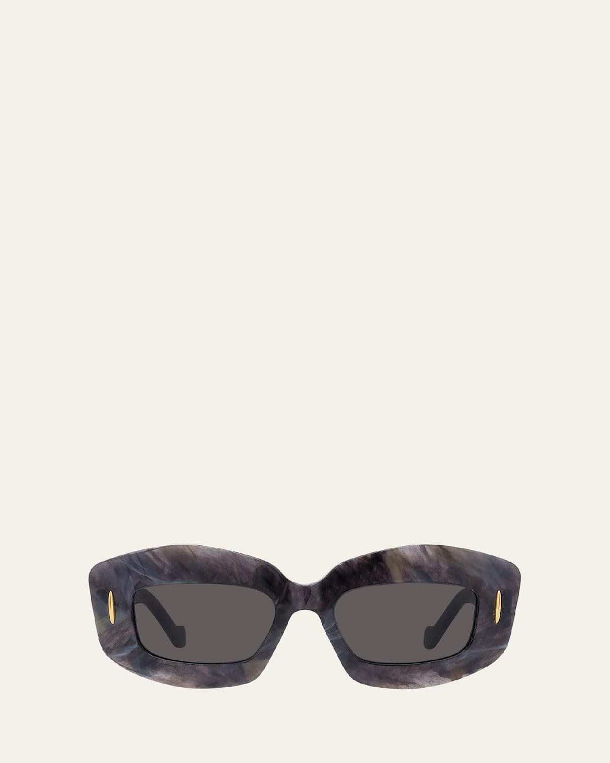 Men's Anagram Starry Night Rectangle Sunglasses Product Image