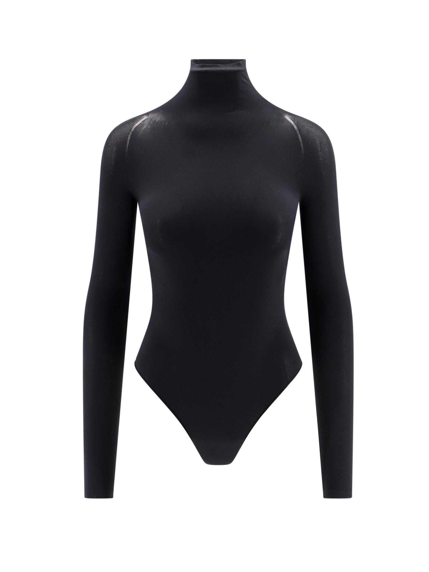 ALAÏA Second Skin Nylon Body In Black Product Image