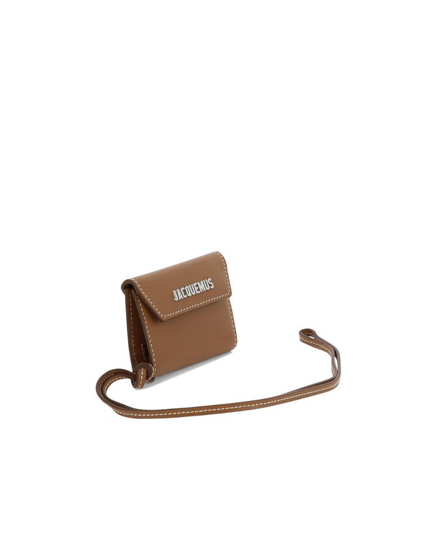 JACQUEMUS Le Porte  Leather Wallet In Brown Product Image