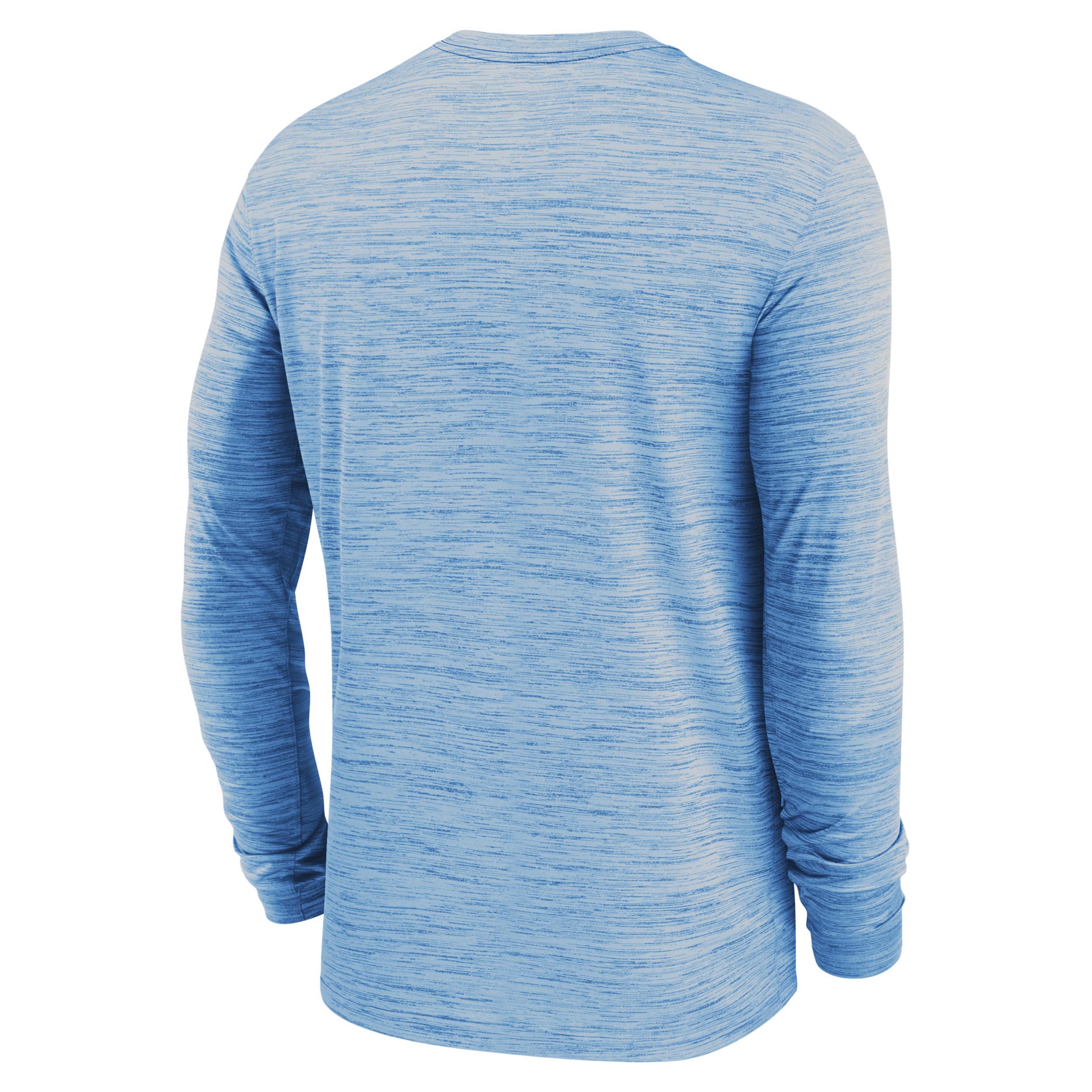 Men's North Carolina Sideline Velocity Jordan Brand Dri-FIT College Long-Sleeve T-Shirt Product Image