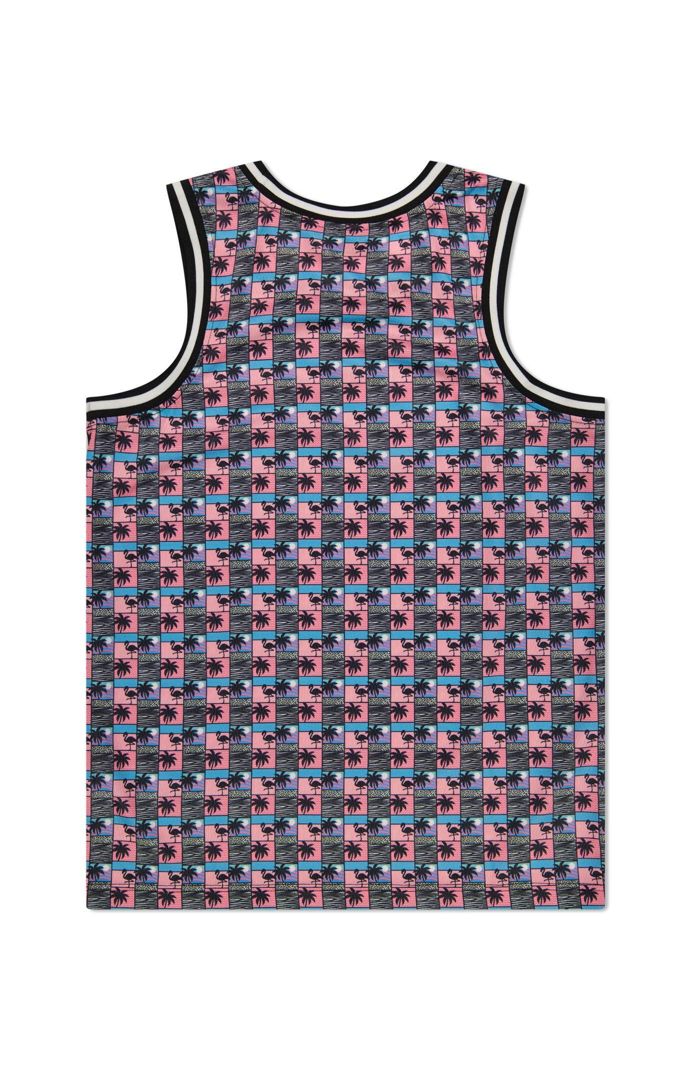 WeSC America Inc Men's Basketball Paradise Lost Scenery AOP Tank Top - Product Image