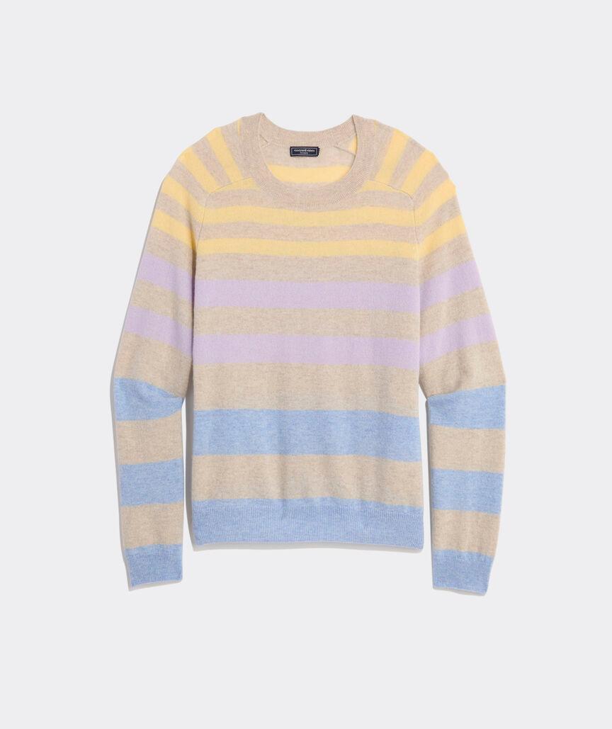 Cashmere Cropped Crewneck Sweater Product Image