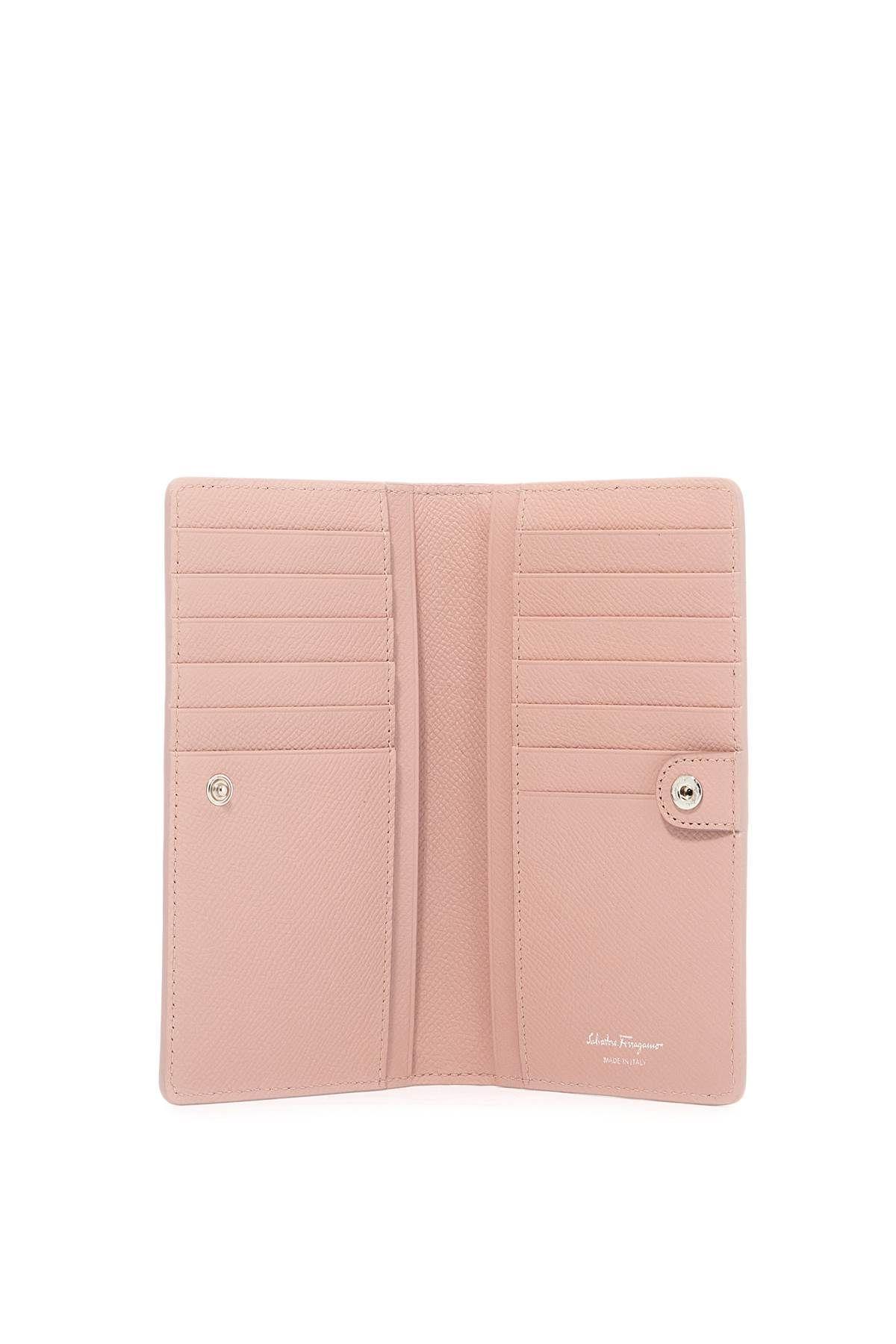 FERRAGAMO Gancini Continental Wallet In Pink Product Image