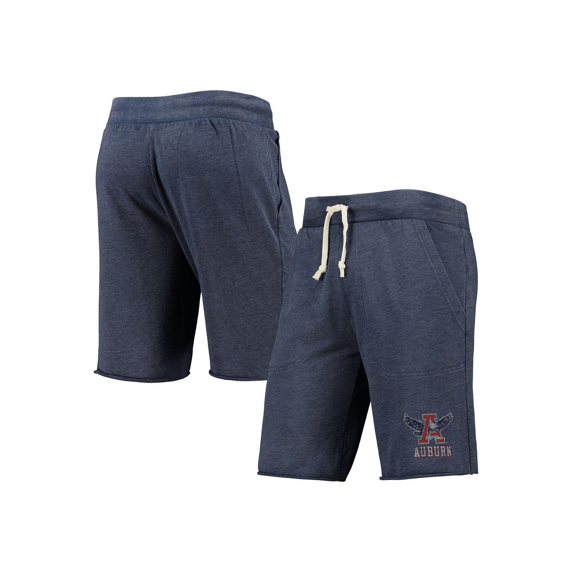 Men's Heathered Navy Alternative Apparel Auburn Tigers Victory Lounge Shorts, Size: XL, Blue Product Image