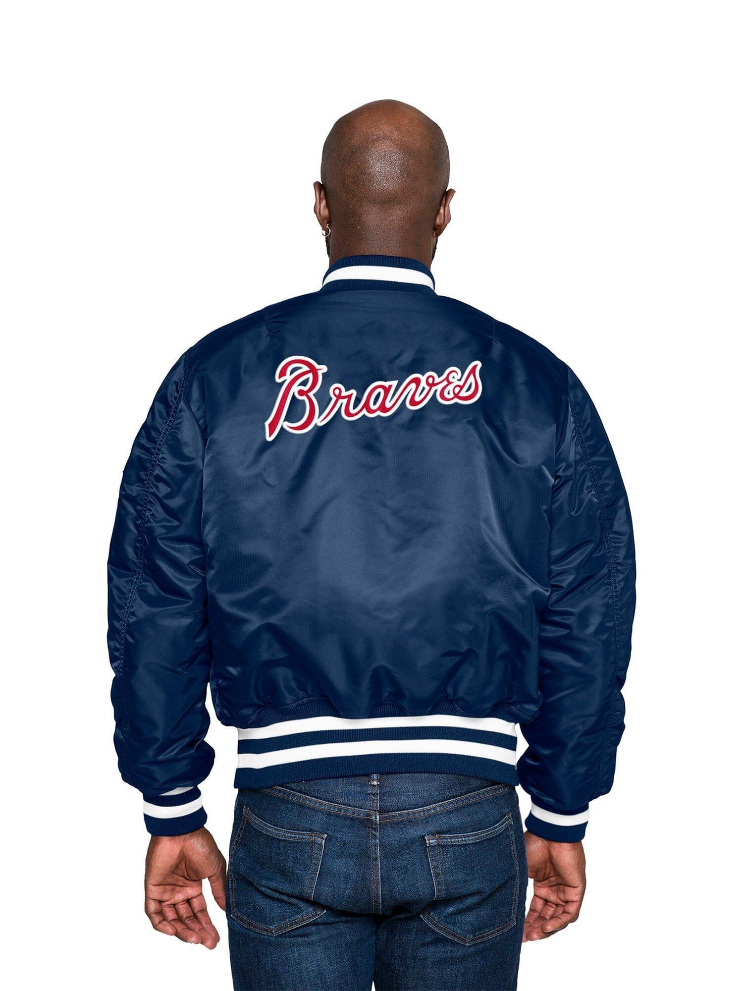 ATLANTA BRAVES X ALPHA X NEW ERA MA-1 BOMBER JACKET Product Image