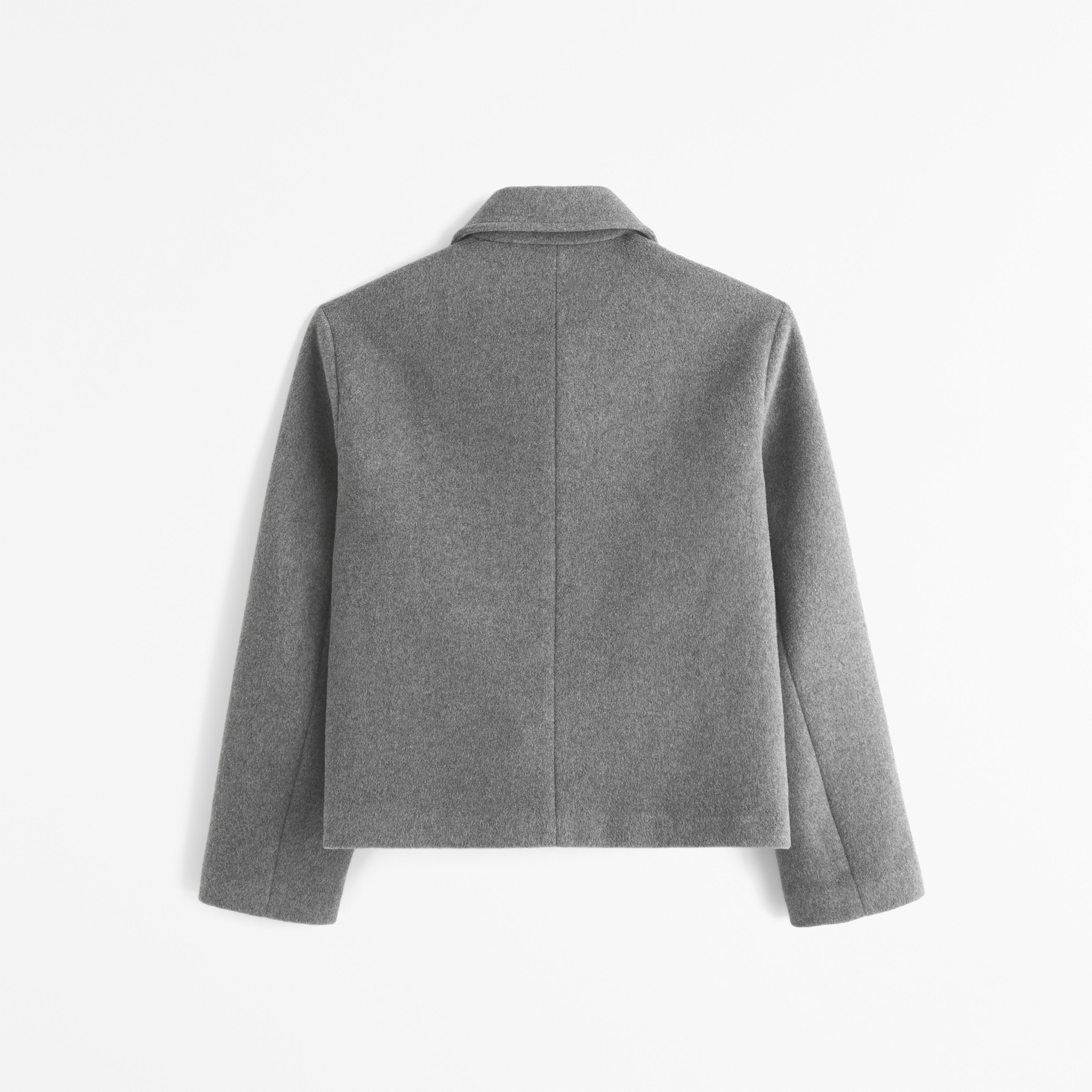 Short Wool-Blend Coat Product Image
