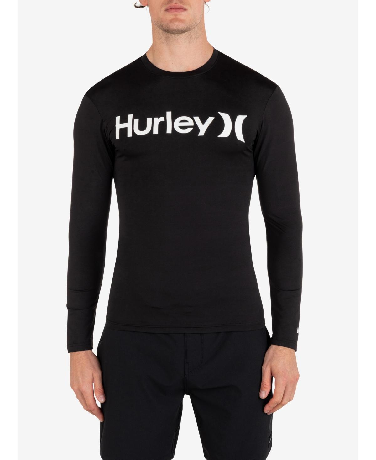 Hurley One Only Quick Dry Long Sleeve Rashguard Men's Swimwear Product Image