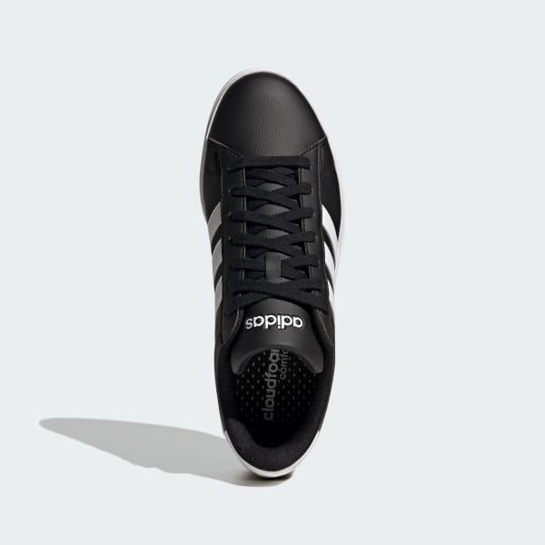 adidas Grand Court Shoes Core Black 12 Mens Product Image