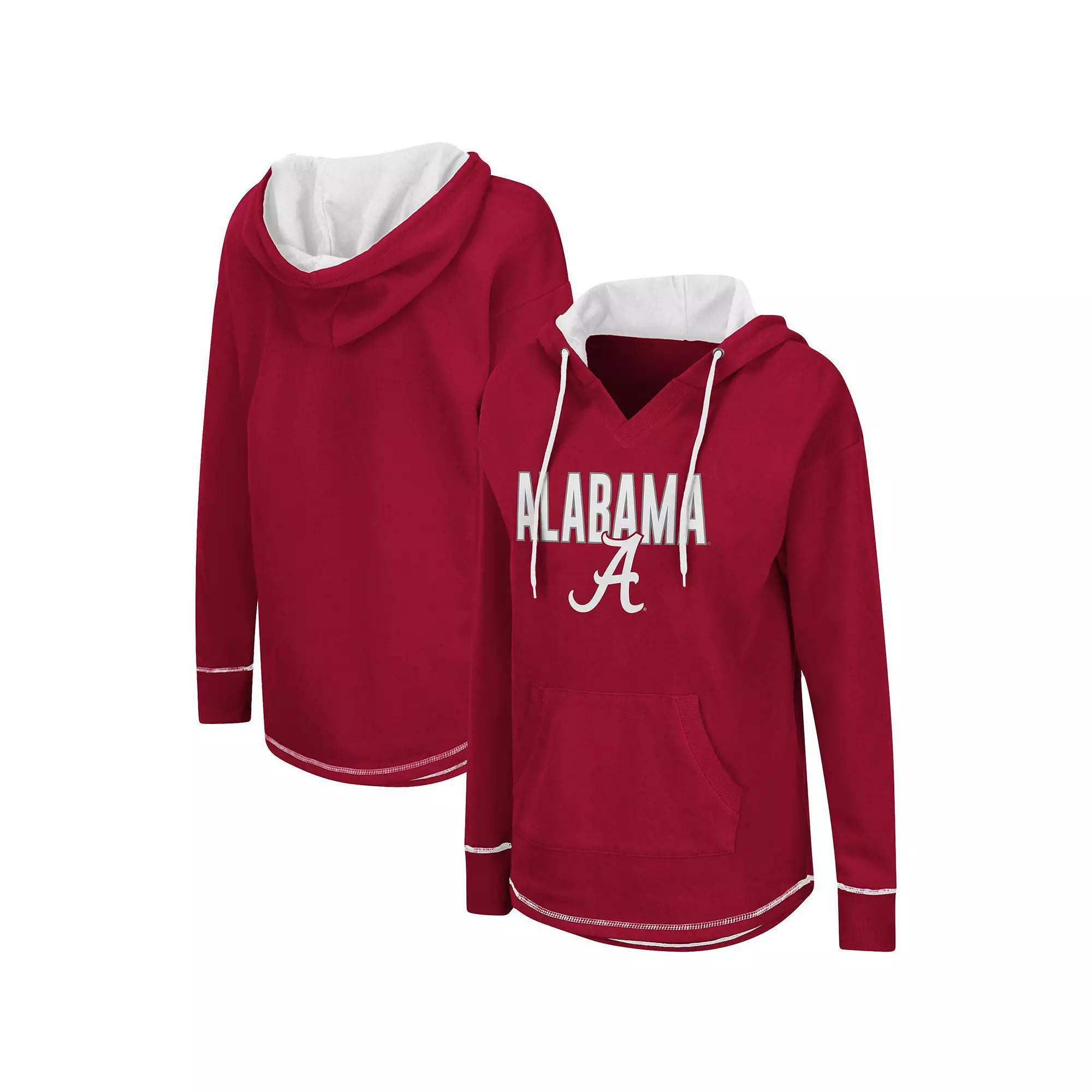 Women's Colosseum Crimson Alabama Crimson Tide Tunic Pullover Hoodie,  Product Image